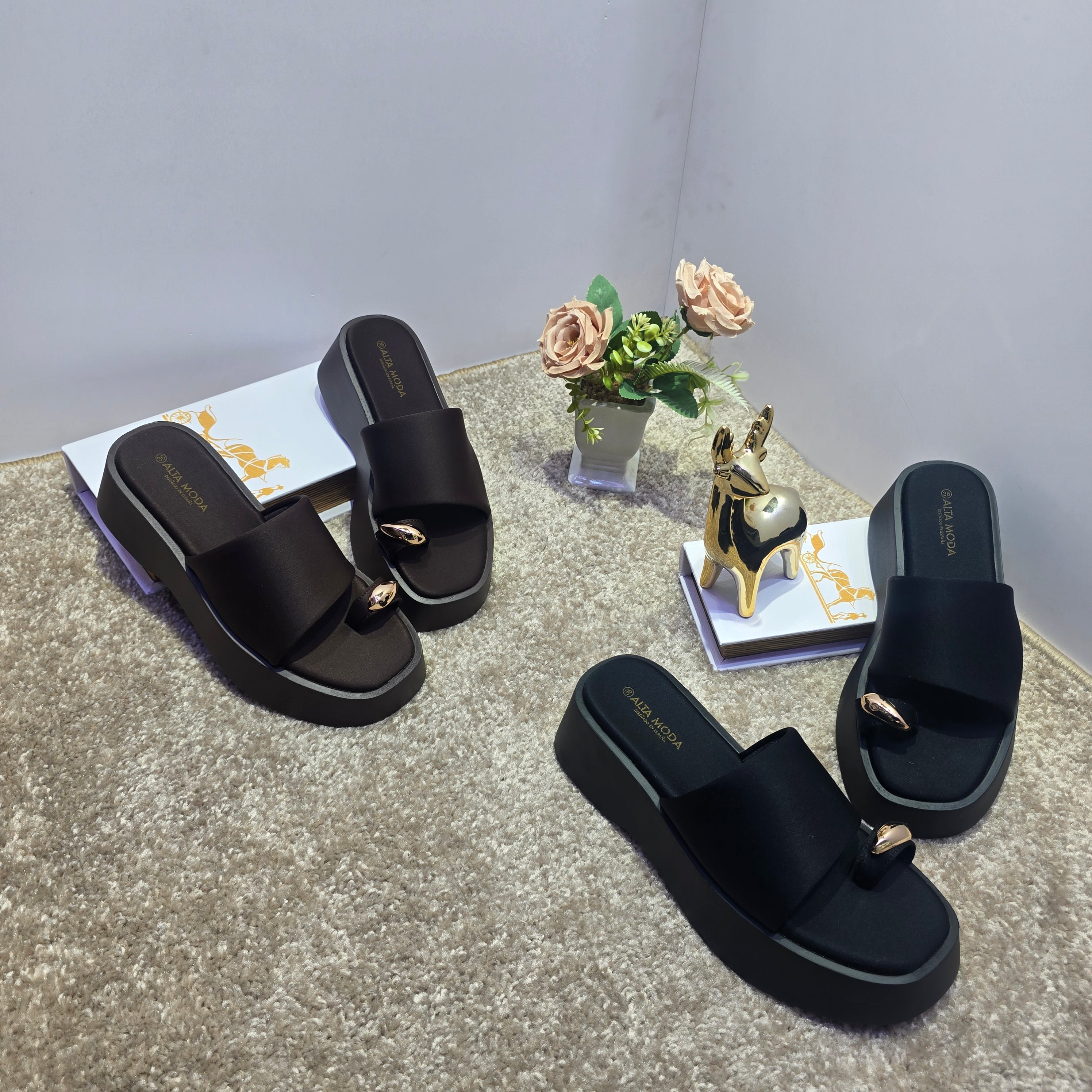 Sandales Compensées « Alta Moda »
