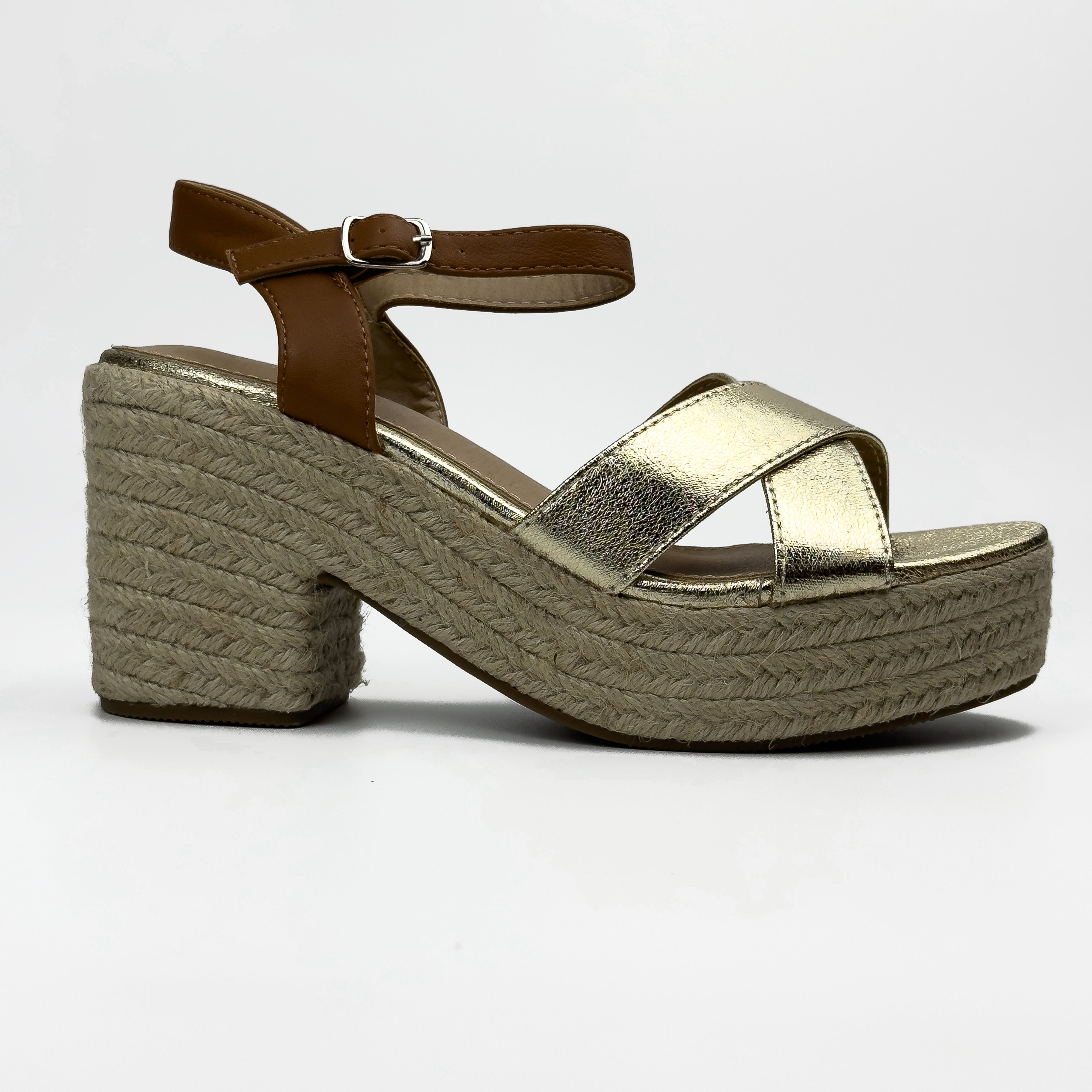 Sandales Compensées Style Espadrille Joia