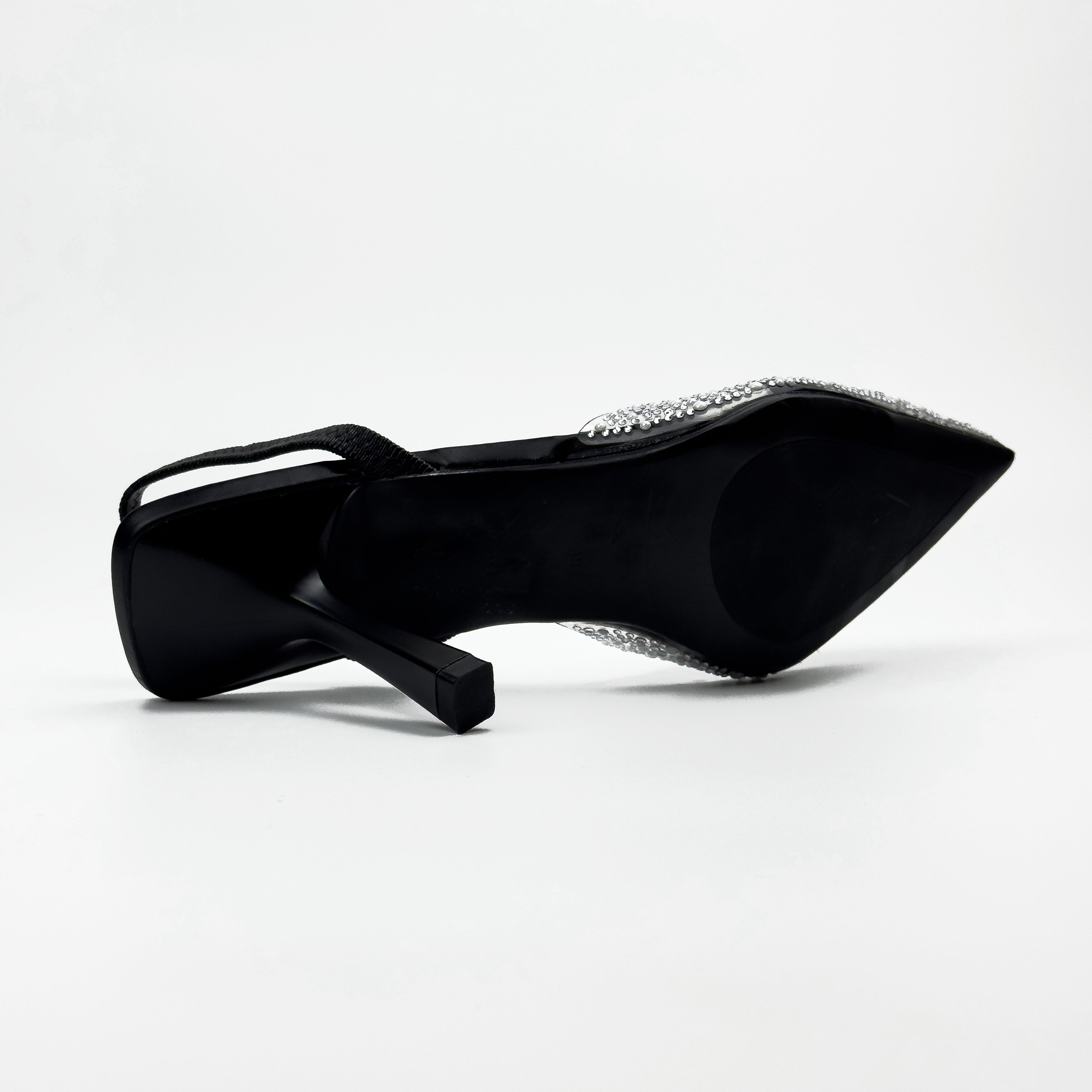 Escarpins Slingback à Strass