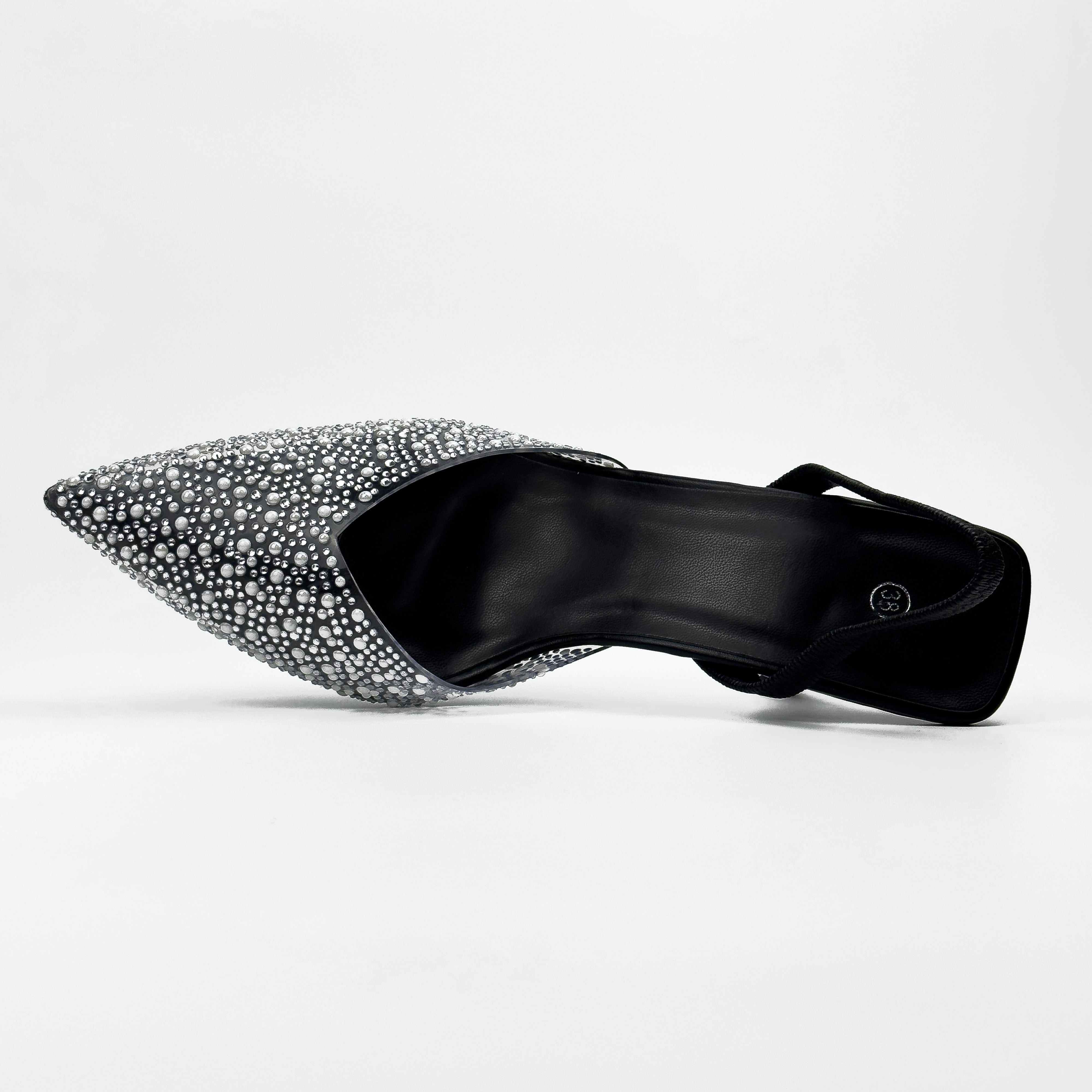 Escarpins Slingback à Strass