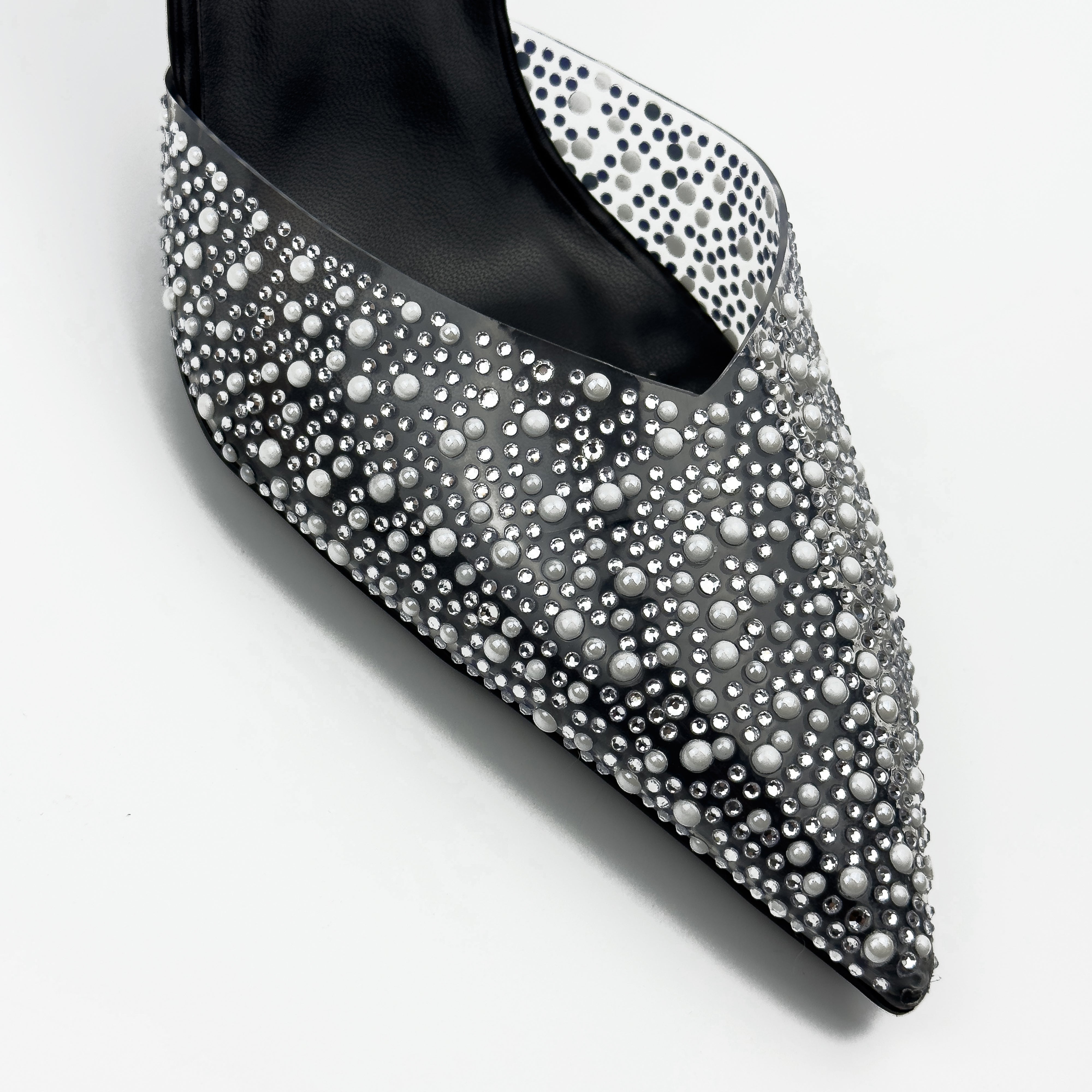 Escarpins Slingback à Strass