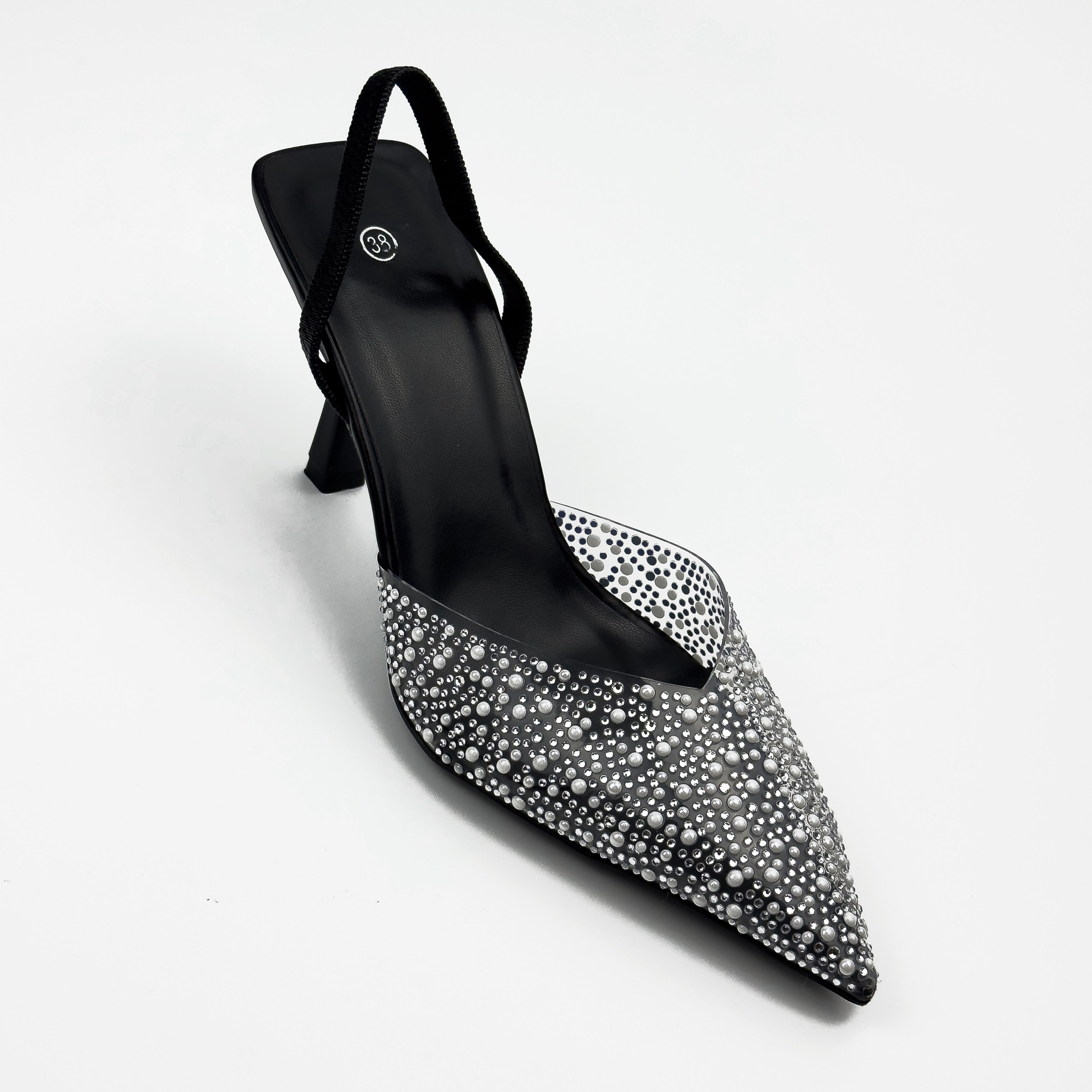 Escarpins Slingback à Strass