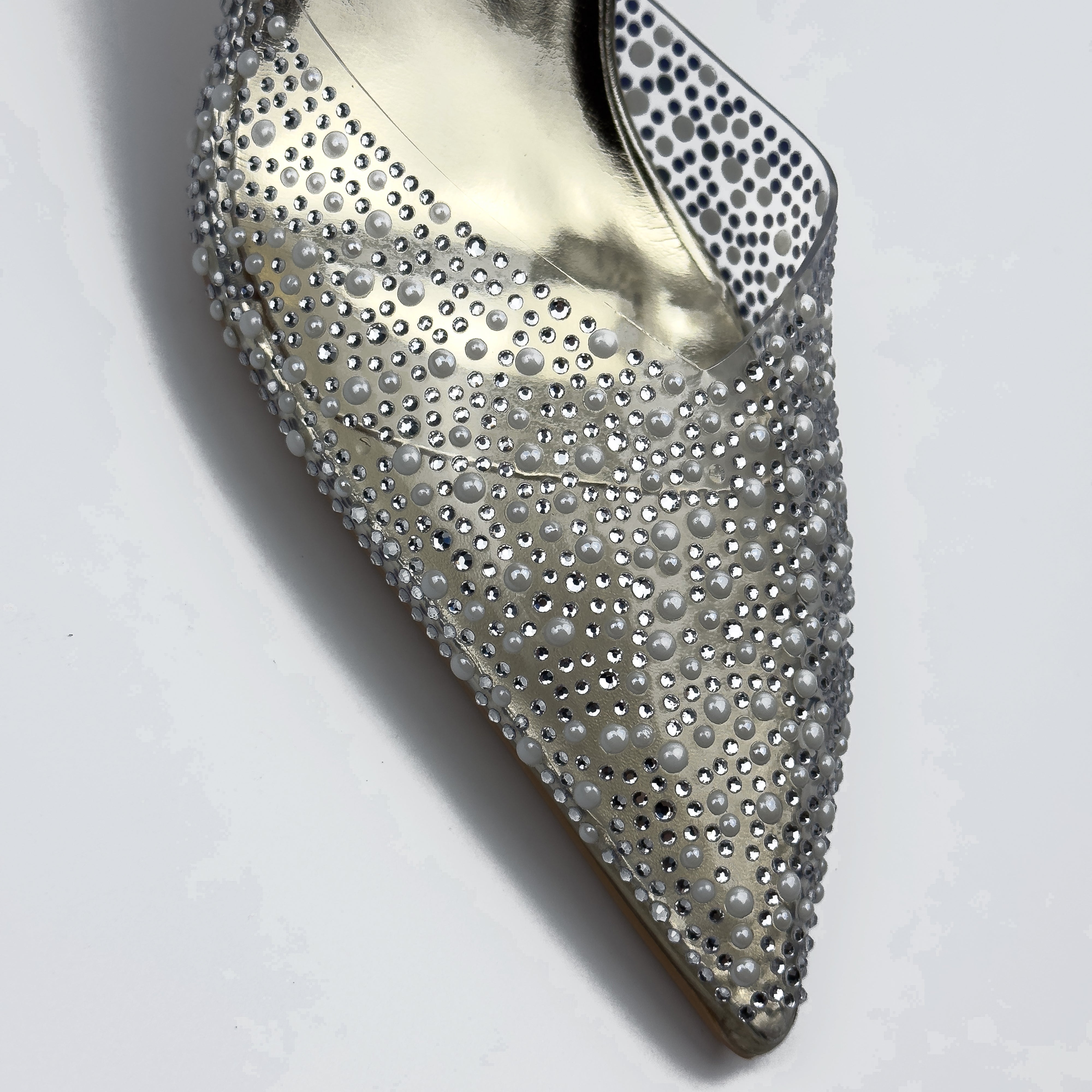 Escarpins Slingback à Strass