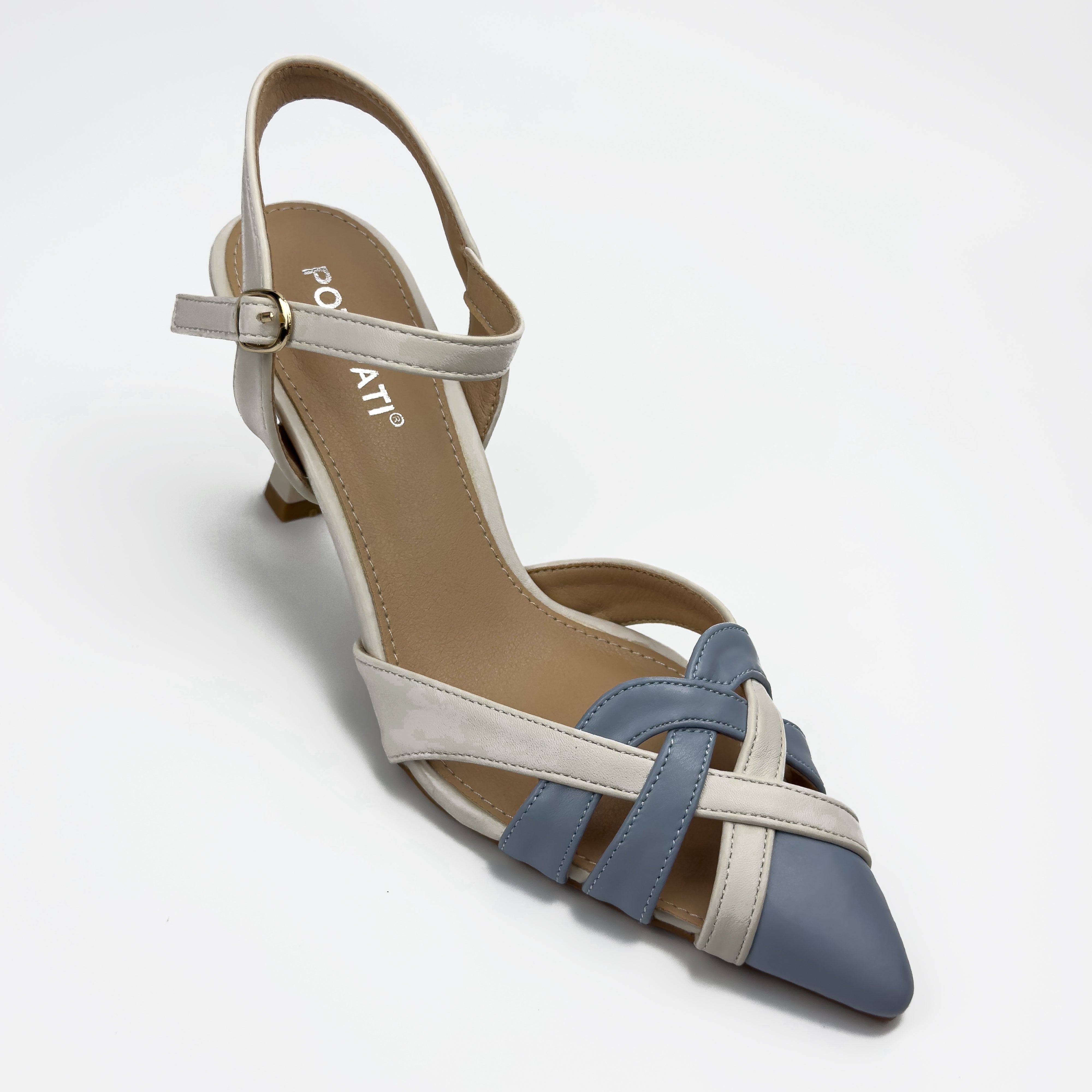 Escarpins Slingback Tressés