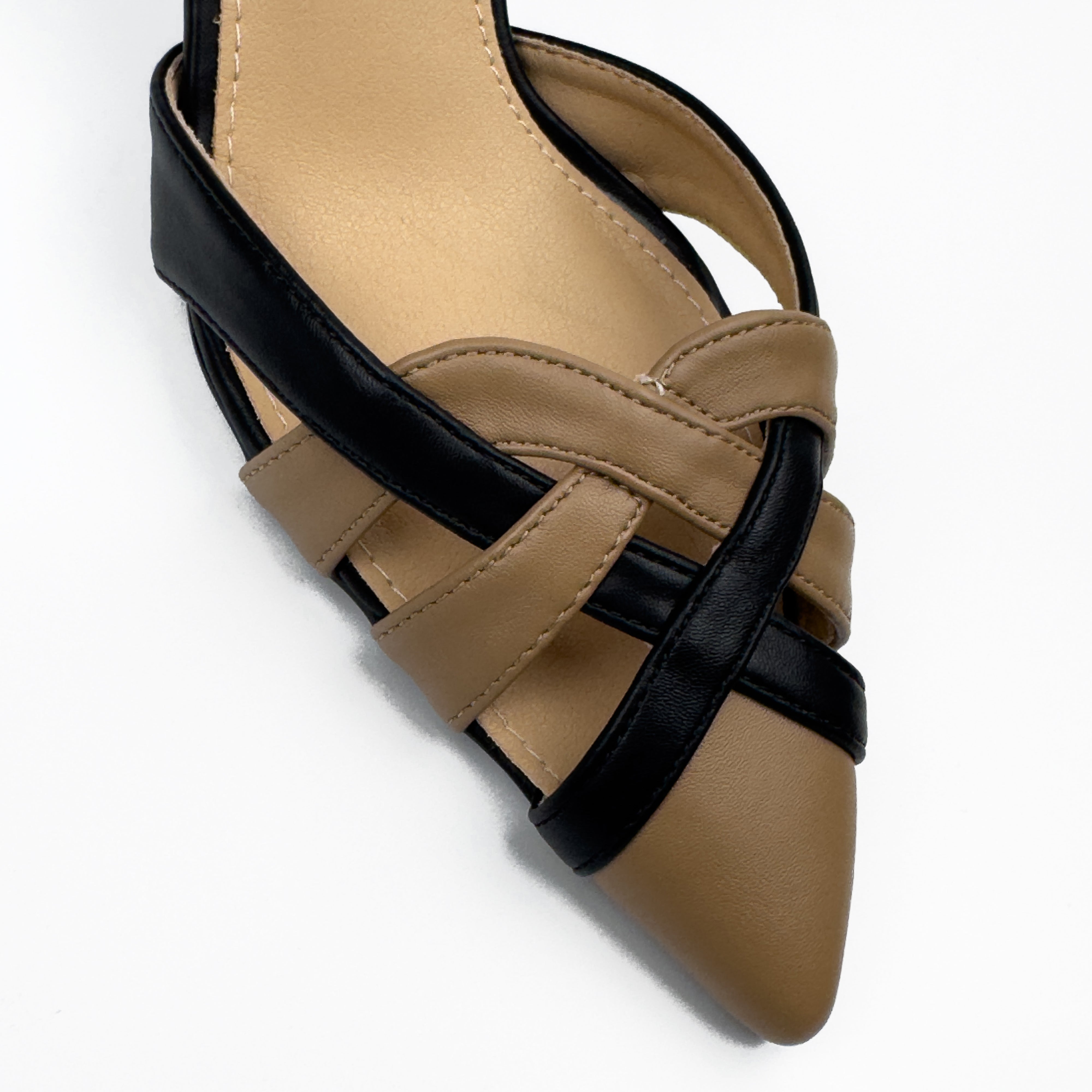 Escarpins Slingback Tressés