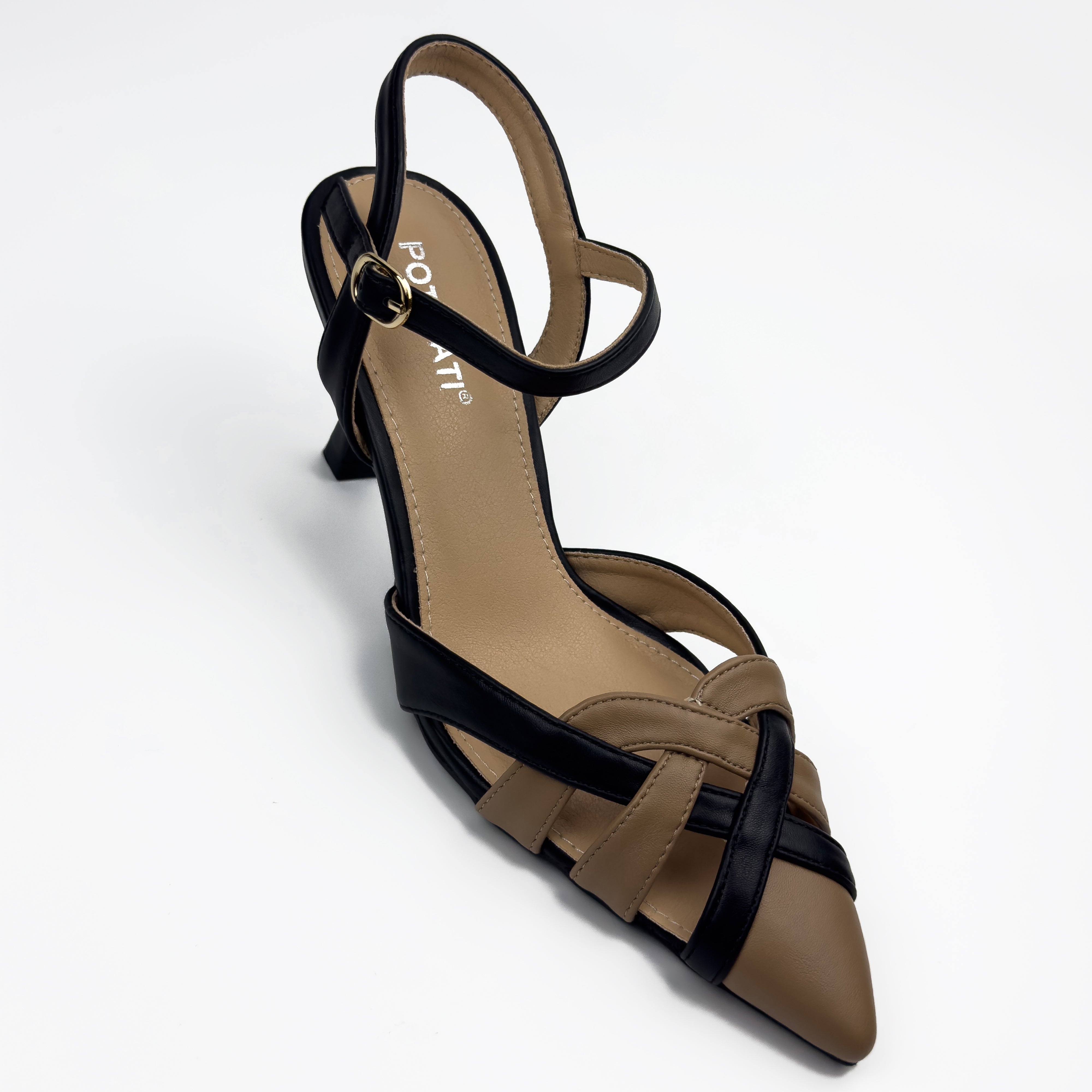 Escarpins Slingback Tressés
