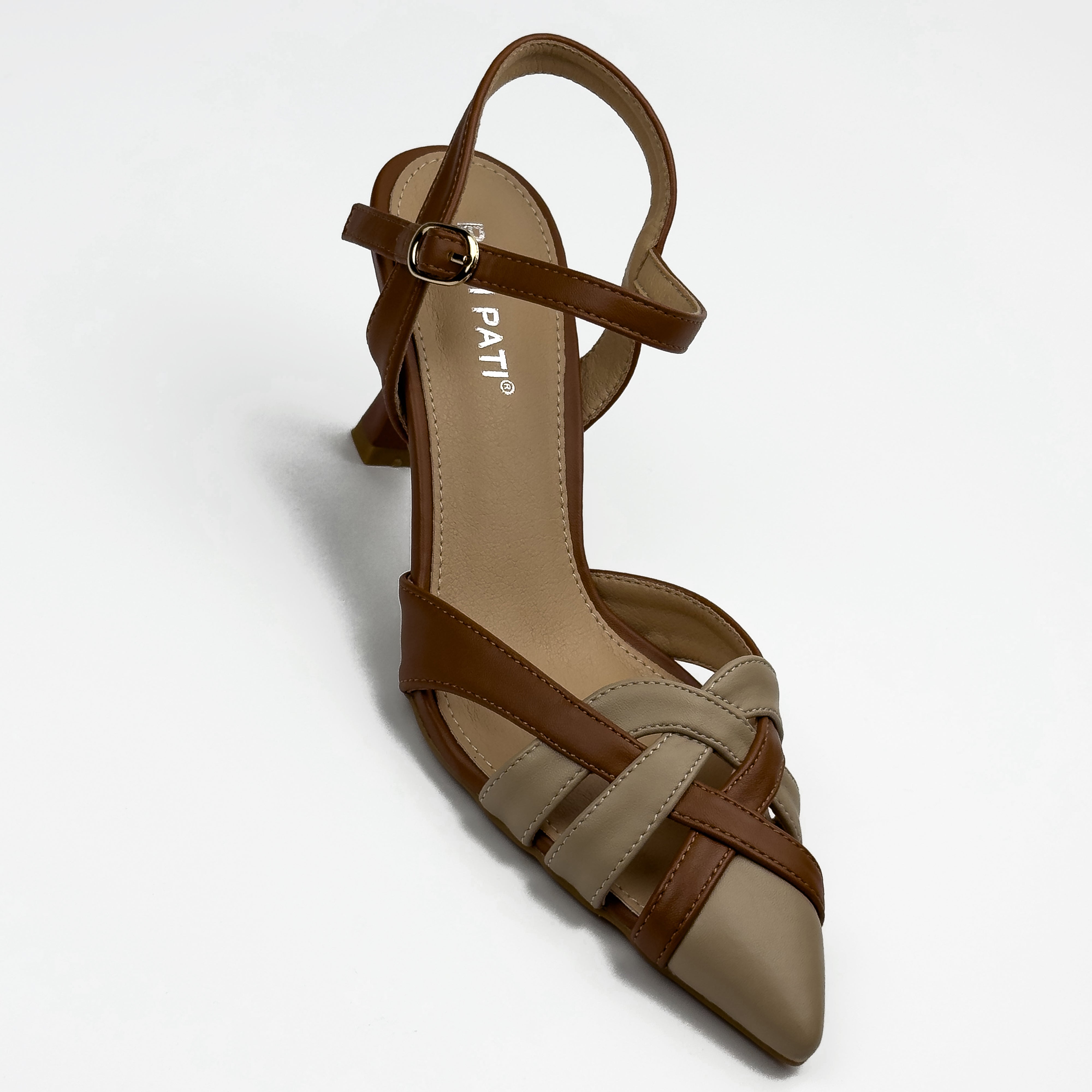 Escarpins Slingback Tressés