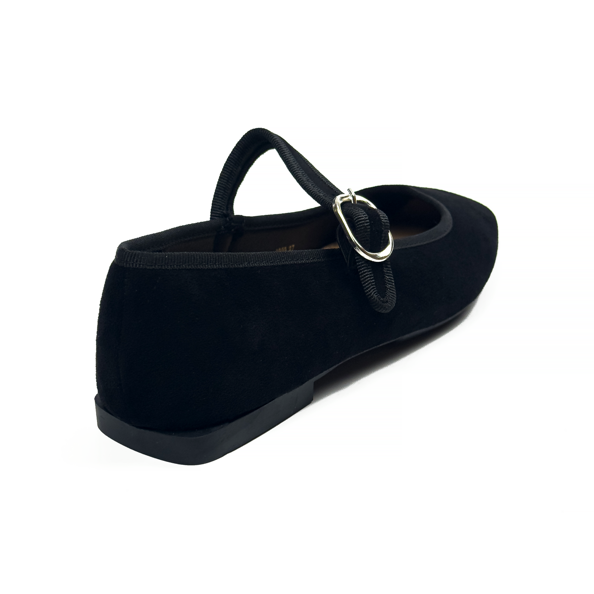 Ballerines Type Mary Jane en Suédine Douce