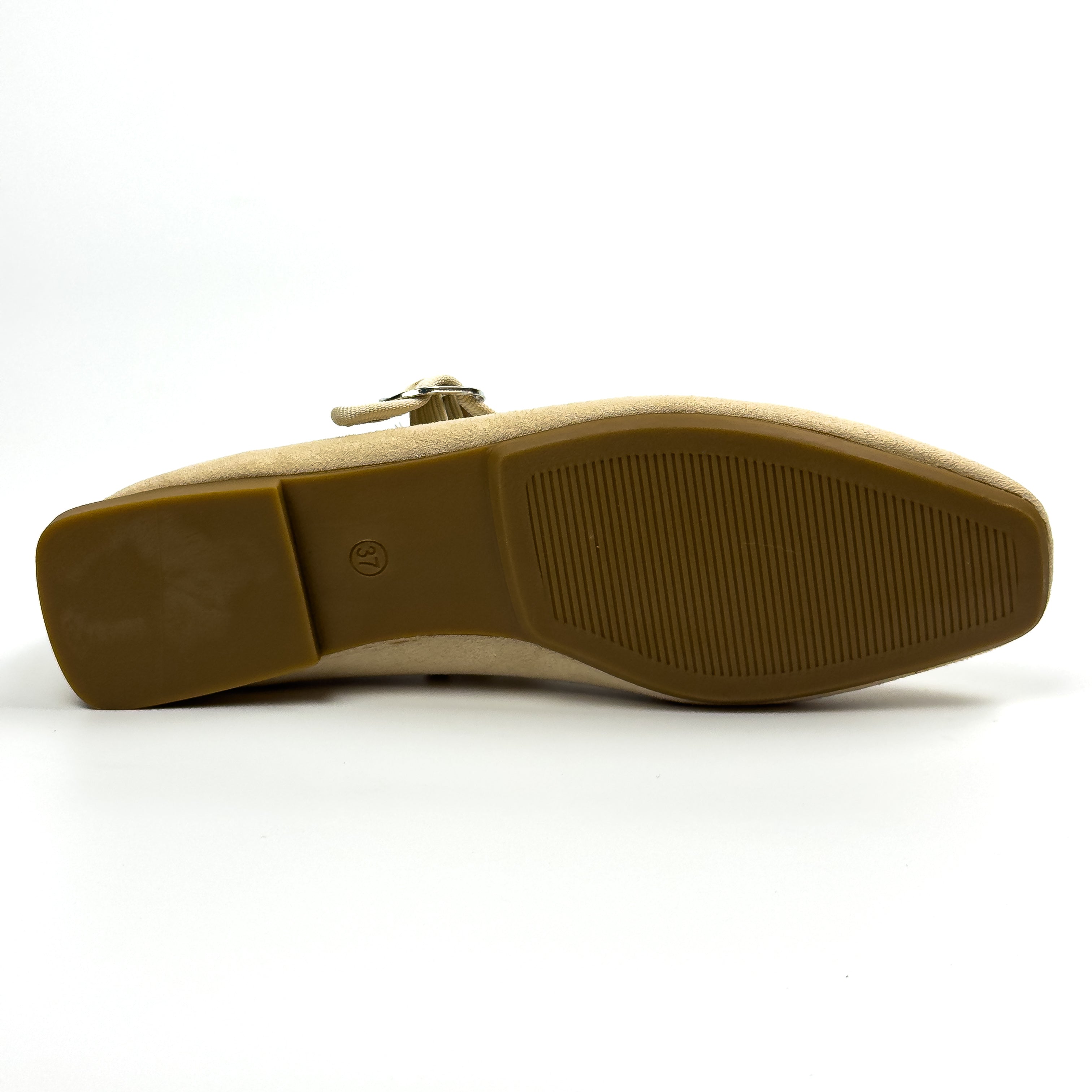Ballerines Type Mary Jane en Suédine Douce