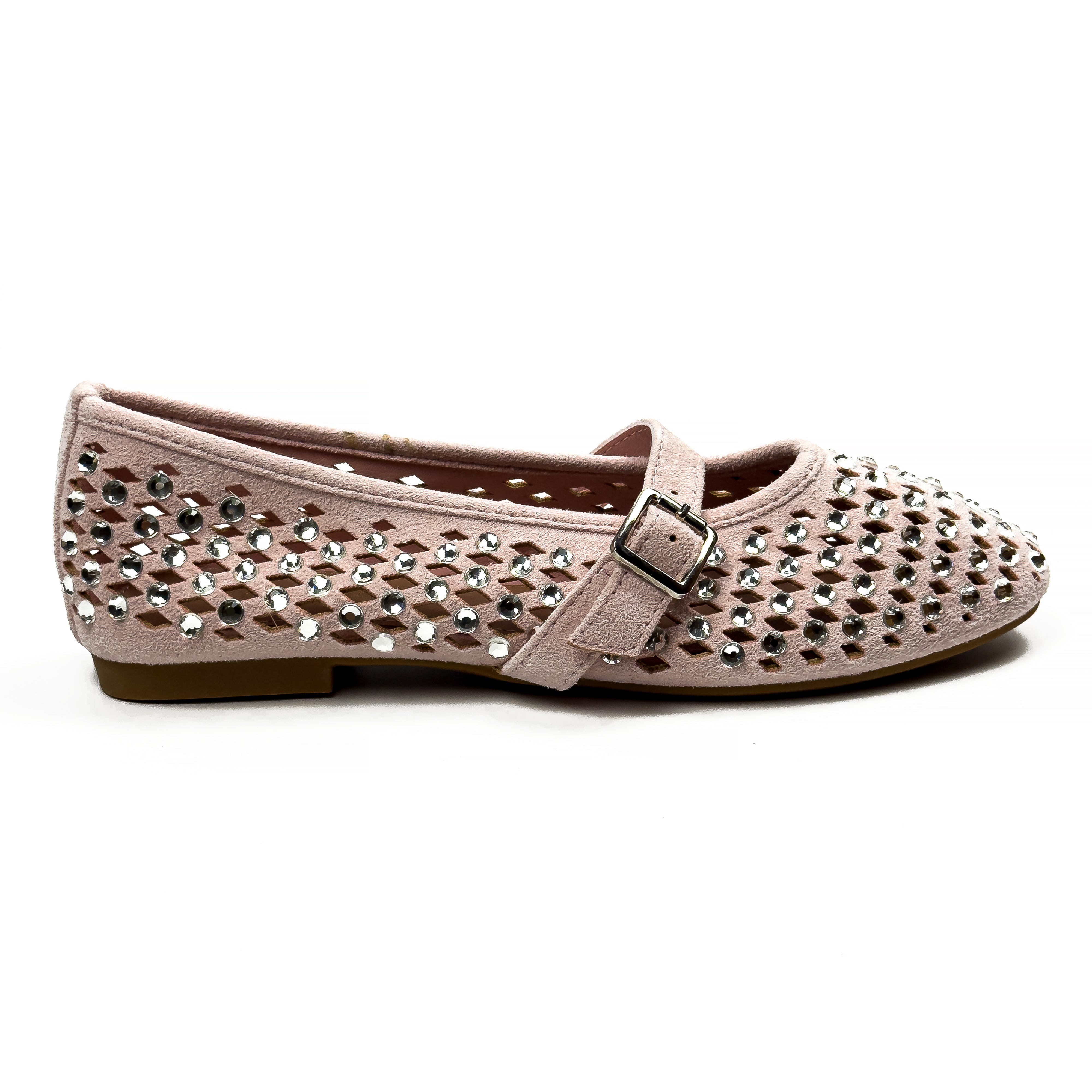 Ballerines Mary Jane Style Babies à Strass pour Femme