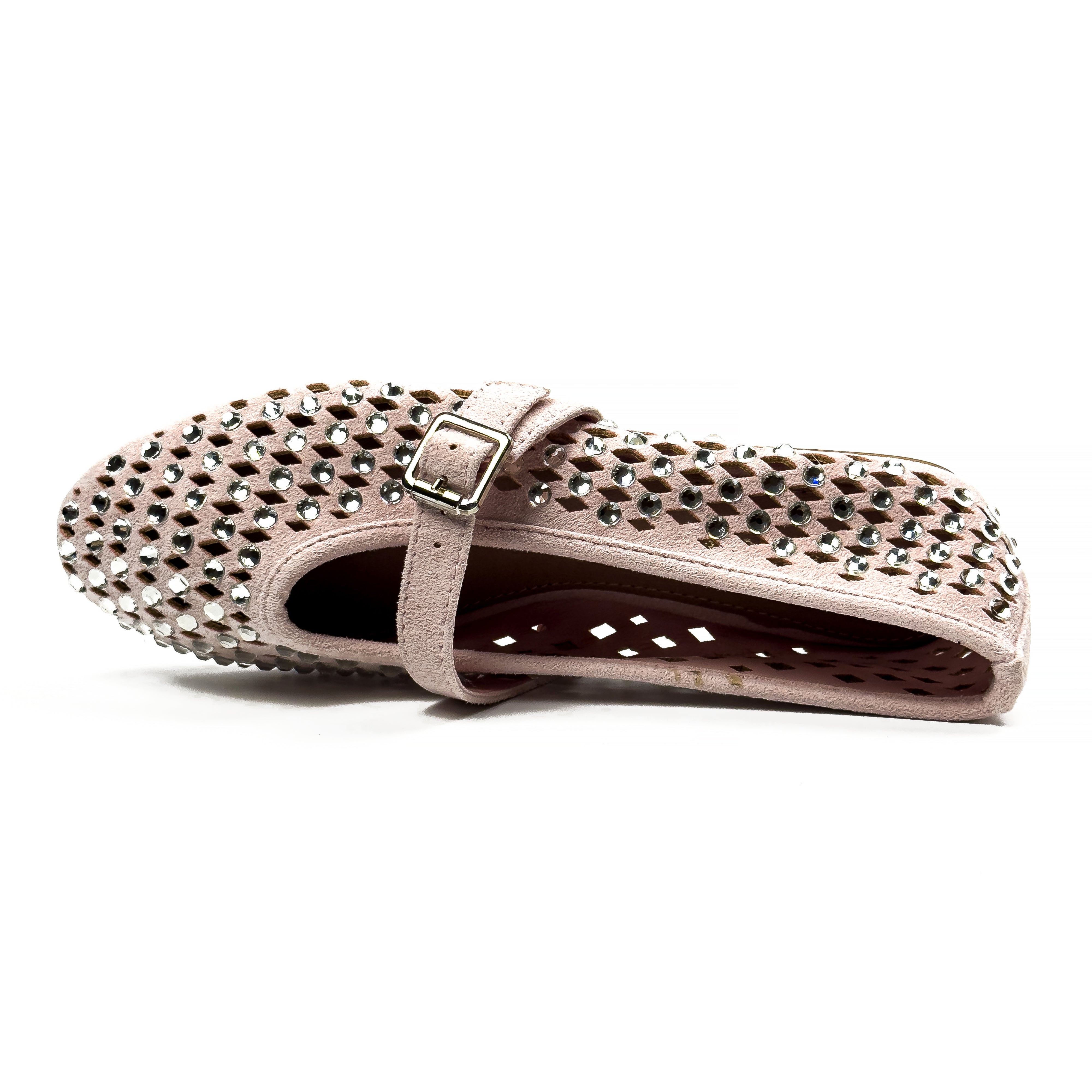 Ballerines Mary Jane Style Babies à Strass pour Femme