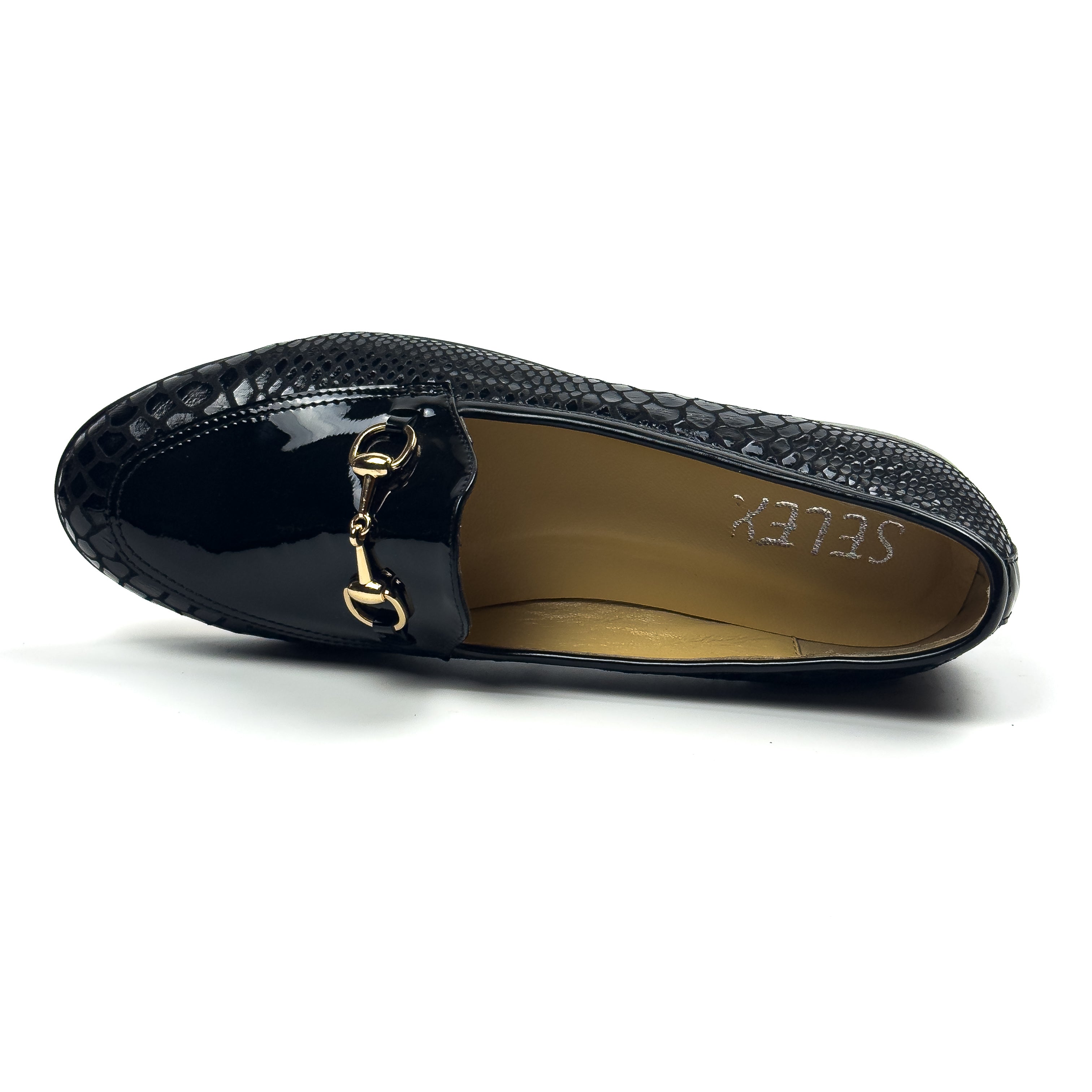 Mocassins à Mors en Vrai Cuir pour Femme
