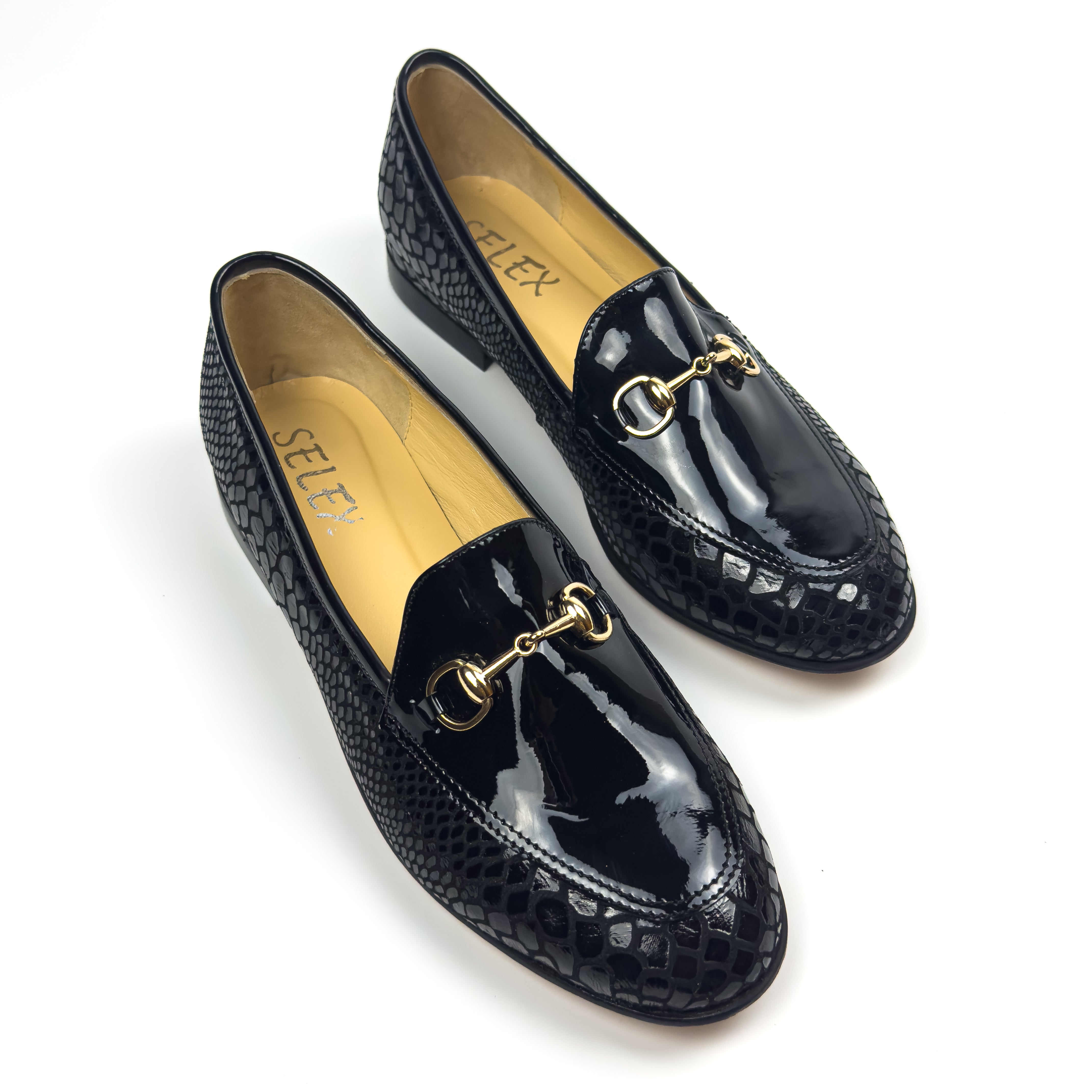 Mocassins à Mors en Vrai Cuir pour Femme