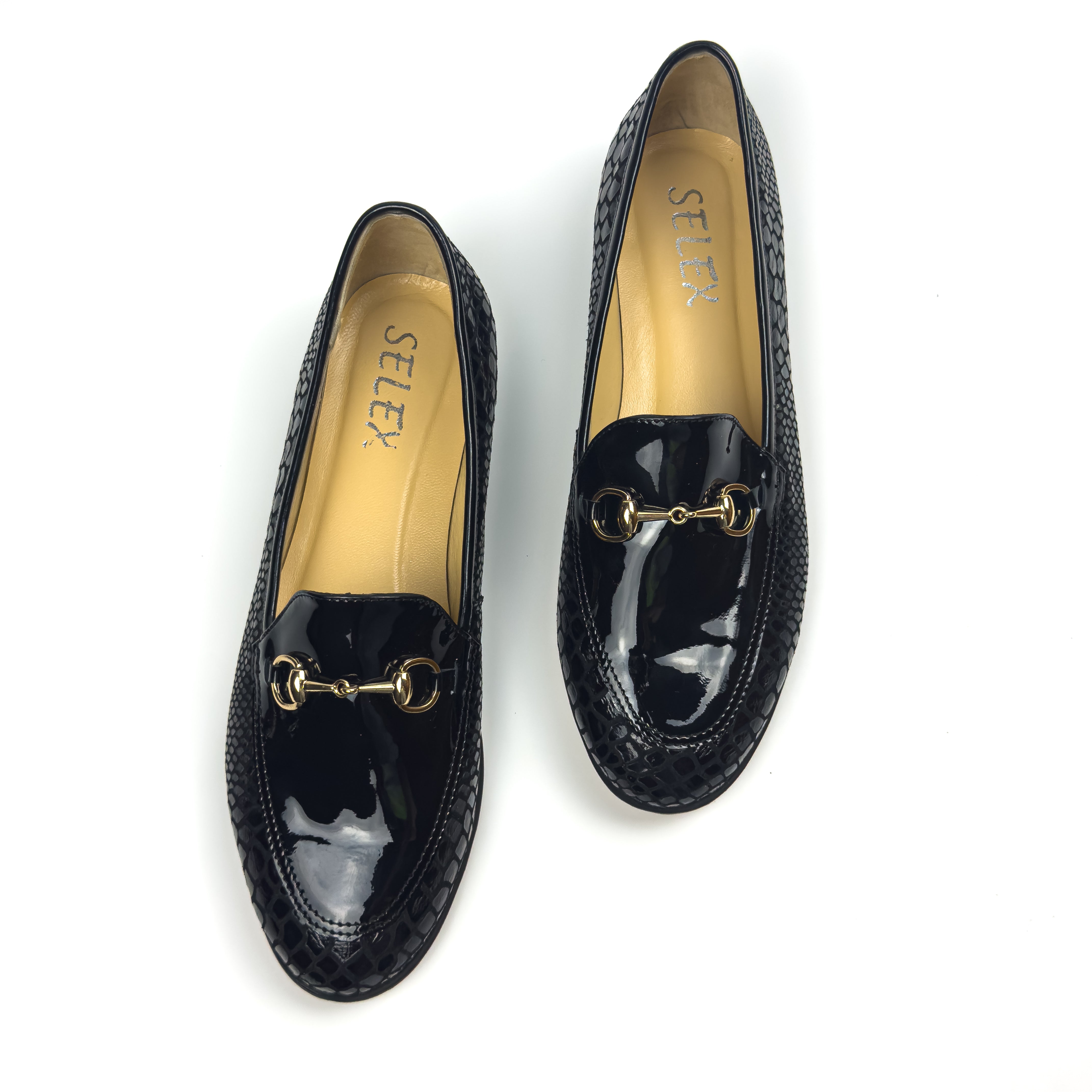 Mocassins à Mors en Vrai Cuir pour Femme