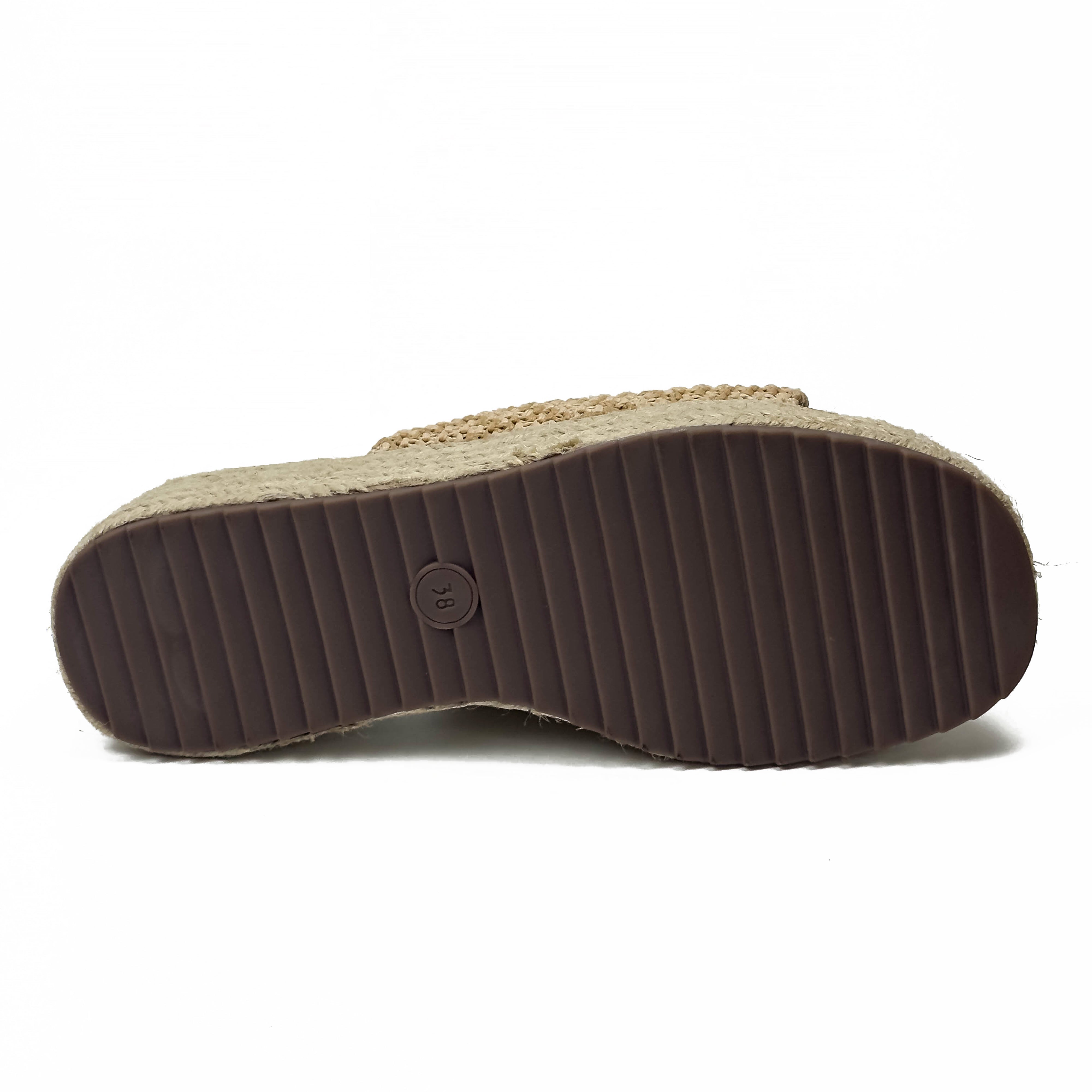 Sandales Compensées Style Espadrille