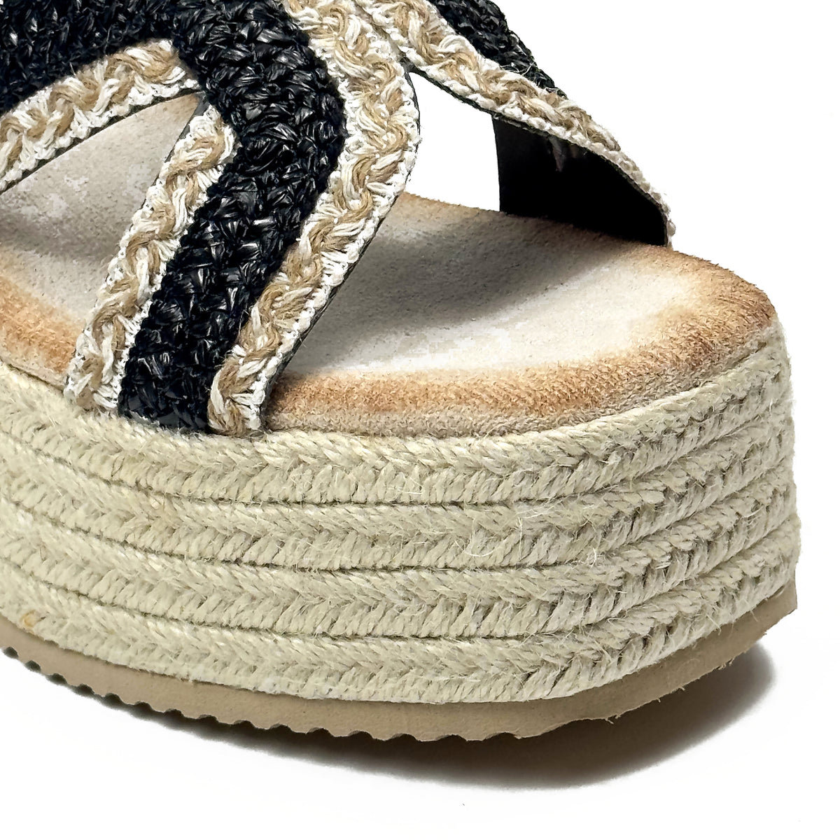 Sandales Compensées Mules Bohèmes