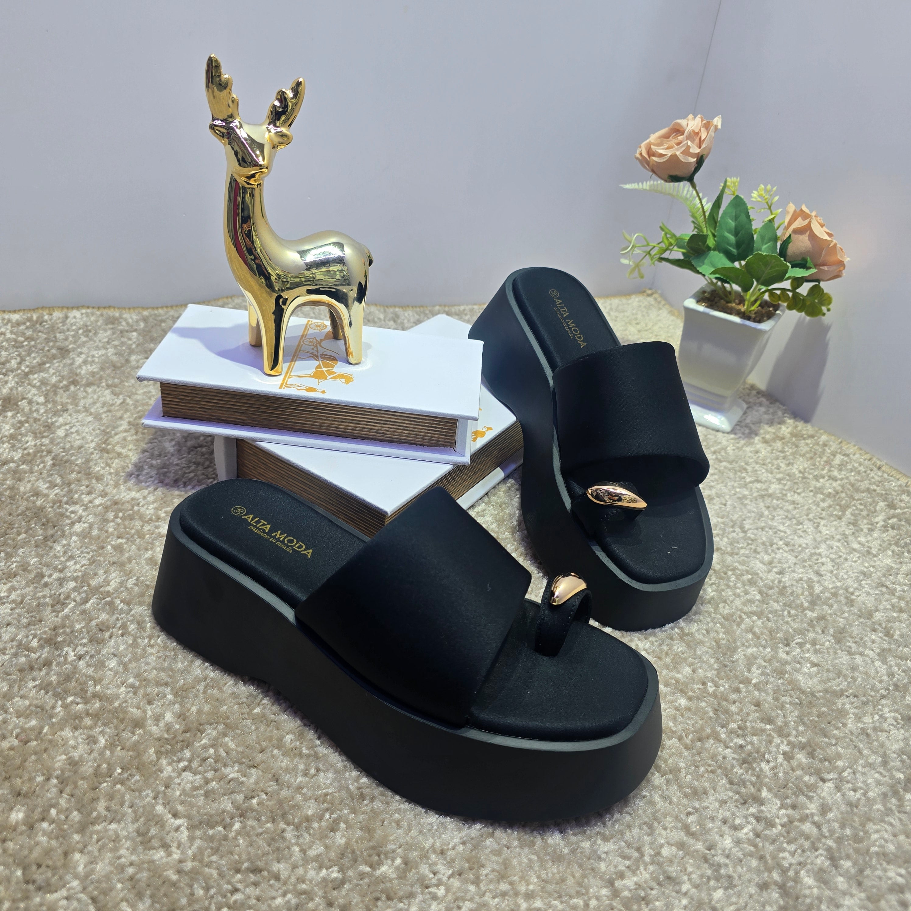 Sandales Compensées « Alta Moda »