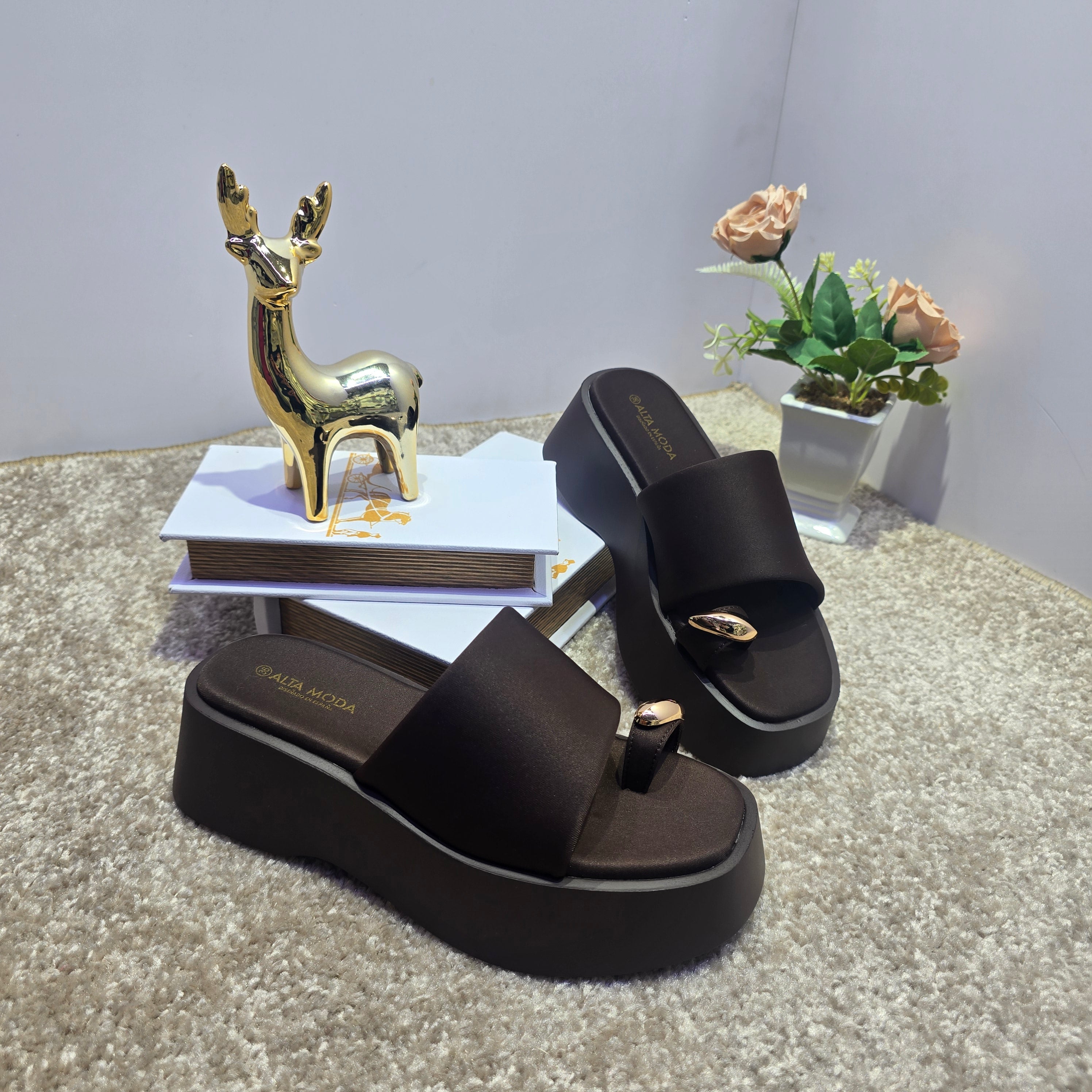 Sandales Compensées « Alta Moda »