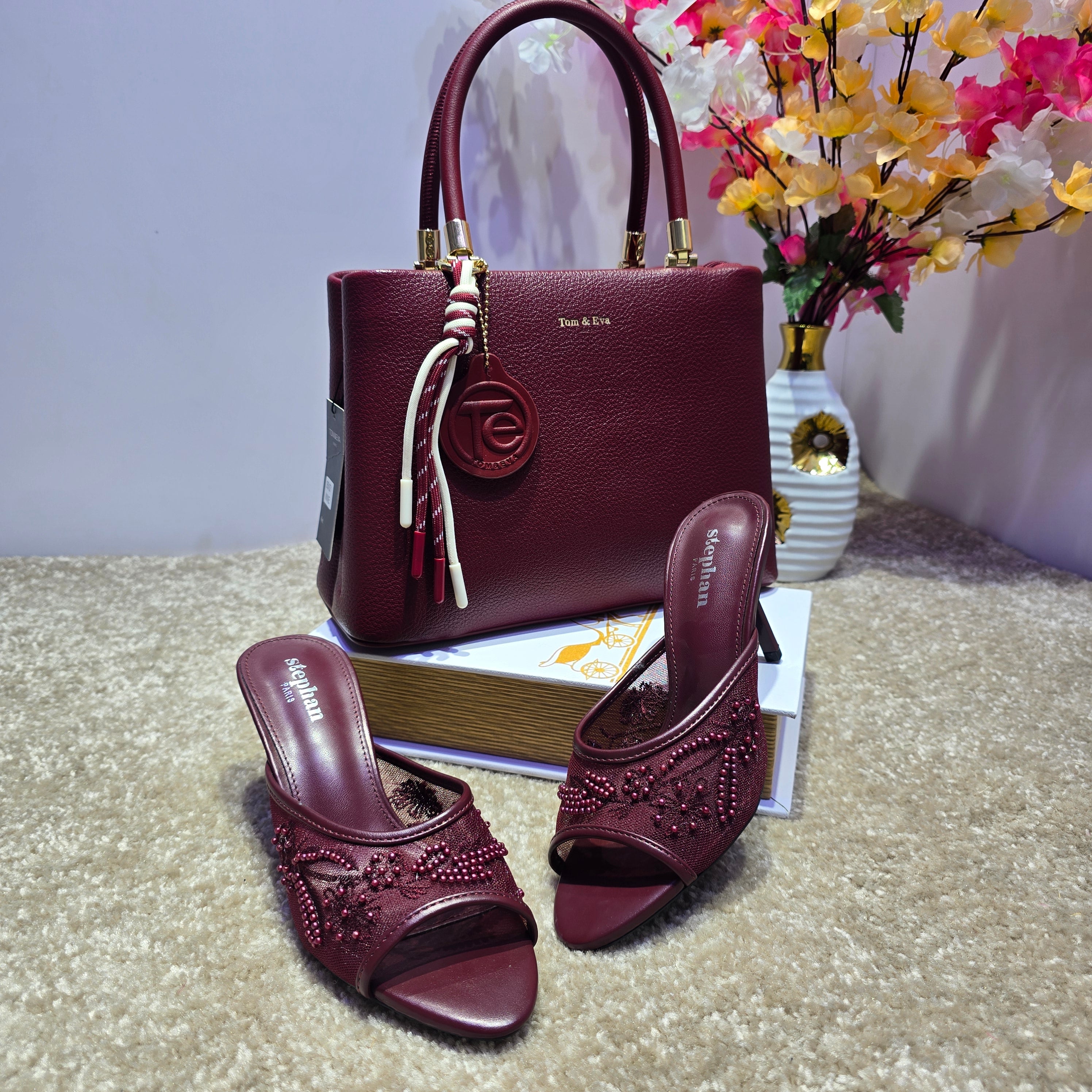 Ensemble Premium Sac Tom & Eva et Sandales Stephan Paris