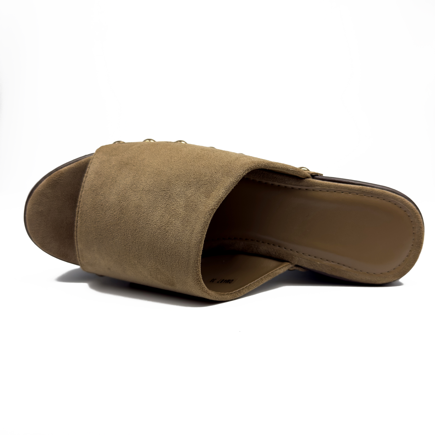Sandales Compensées en Daim