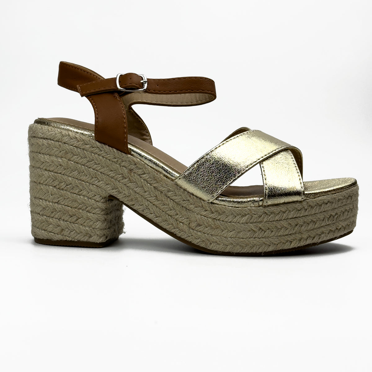 Sandales Compensées Style Espadrille Joia