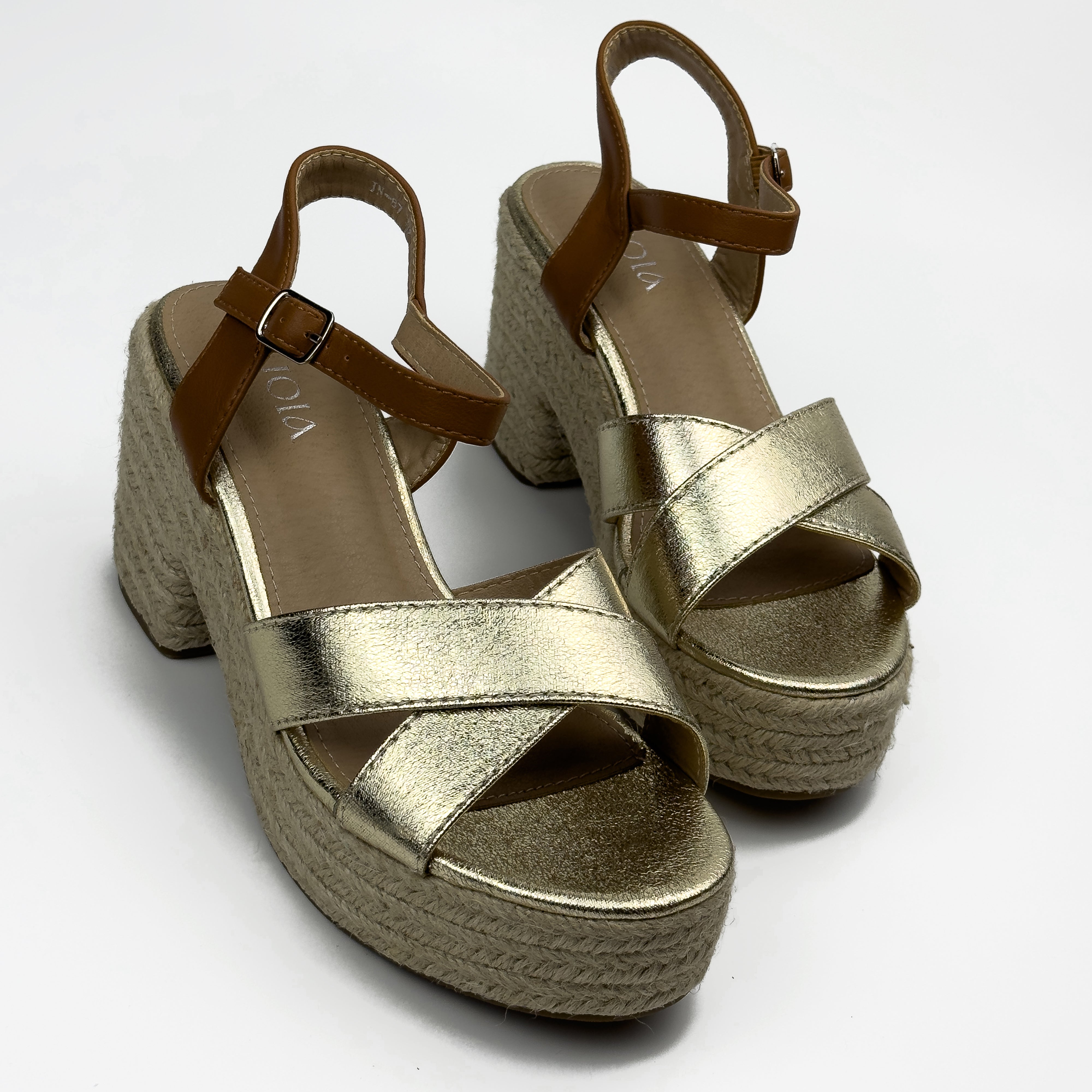 Sandales Compensées Style Espadrille Joia