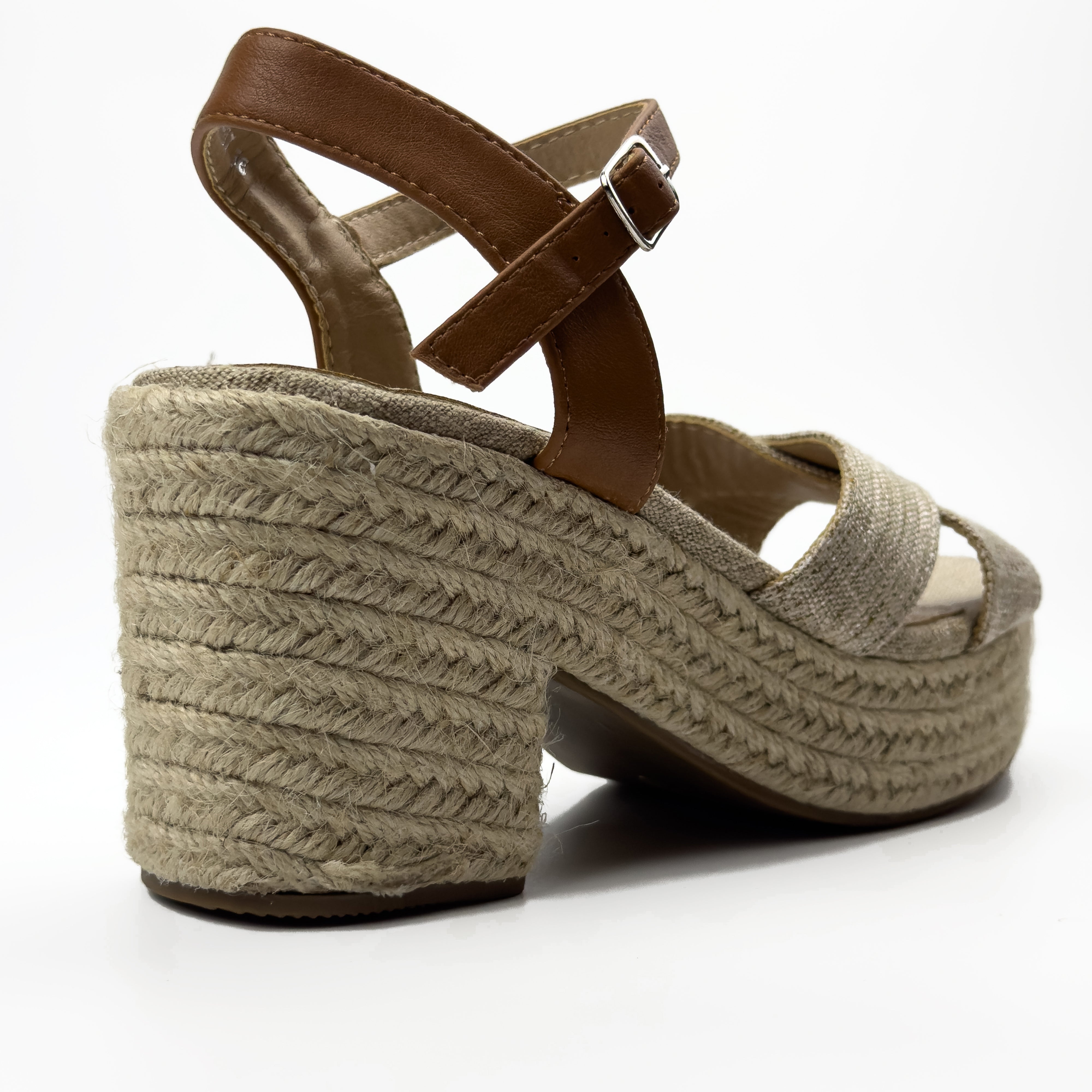 Sandales Compensées Style Espadrille Joia