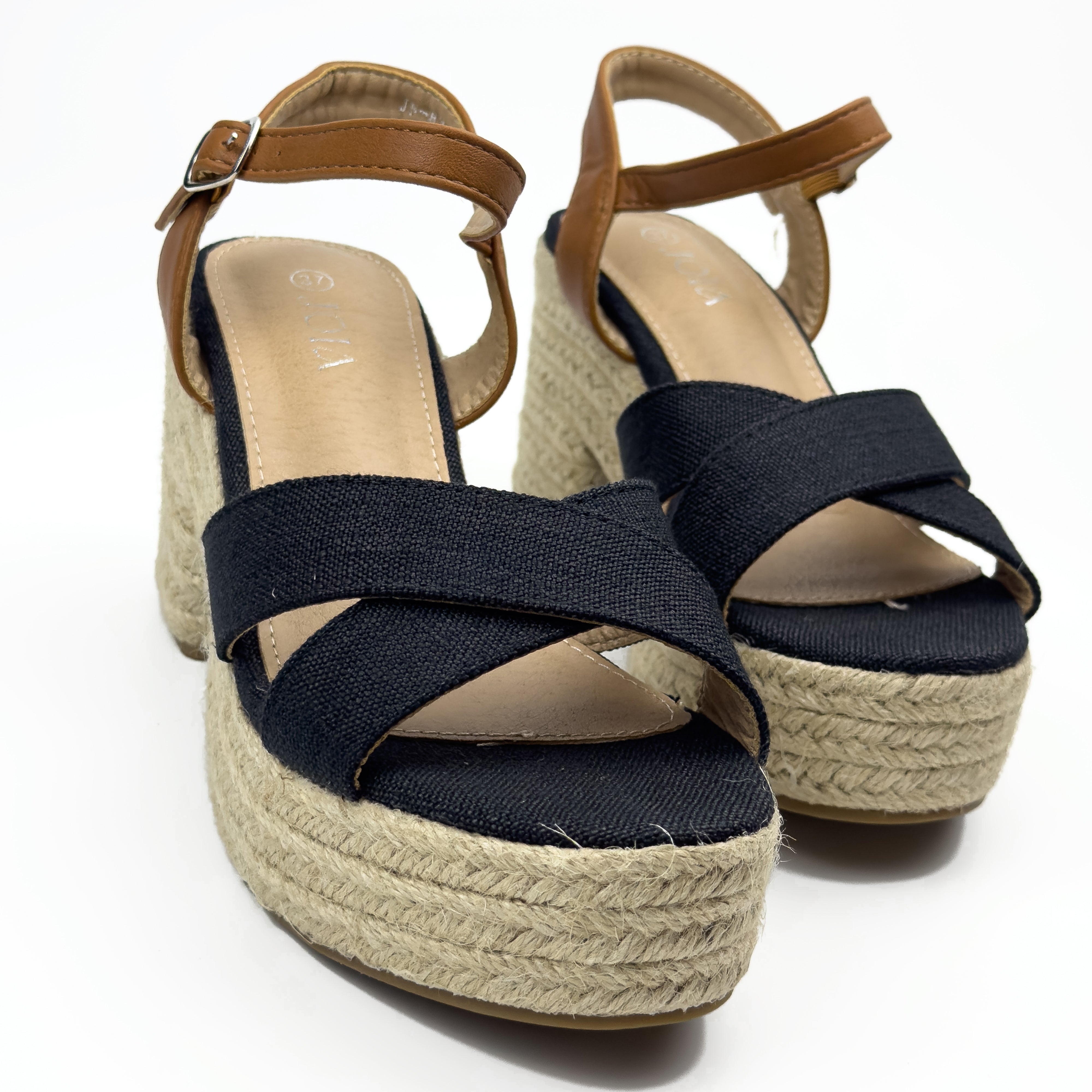 Sandales Compensées Style Espadrille Joia