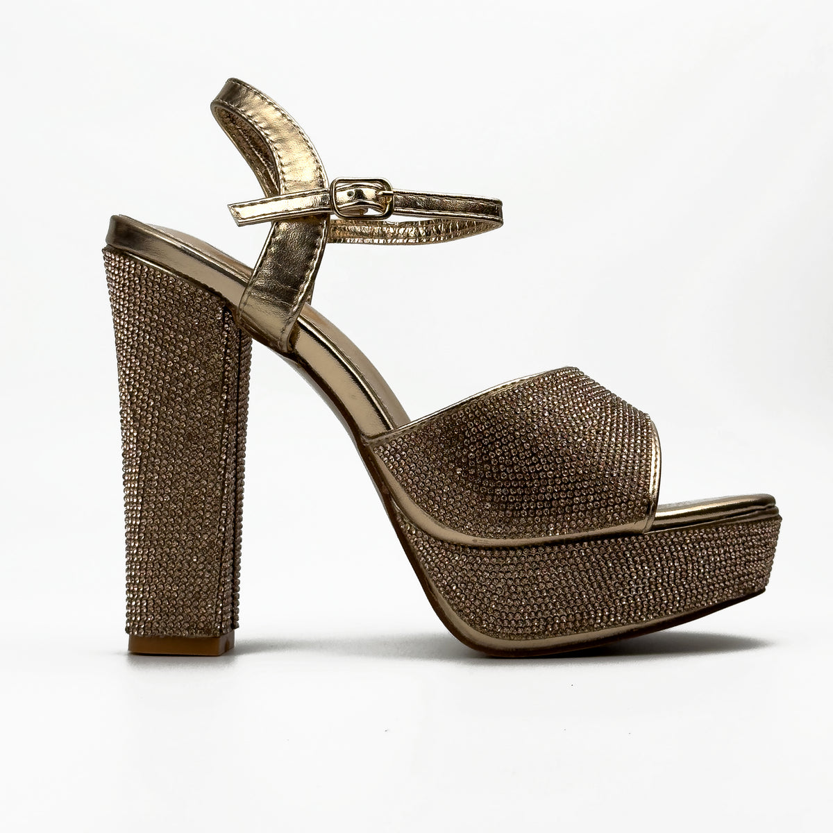 Sandales de Soirée à Plateforme et Talon Épais Givana