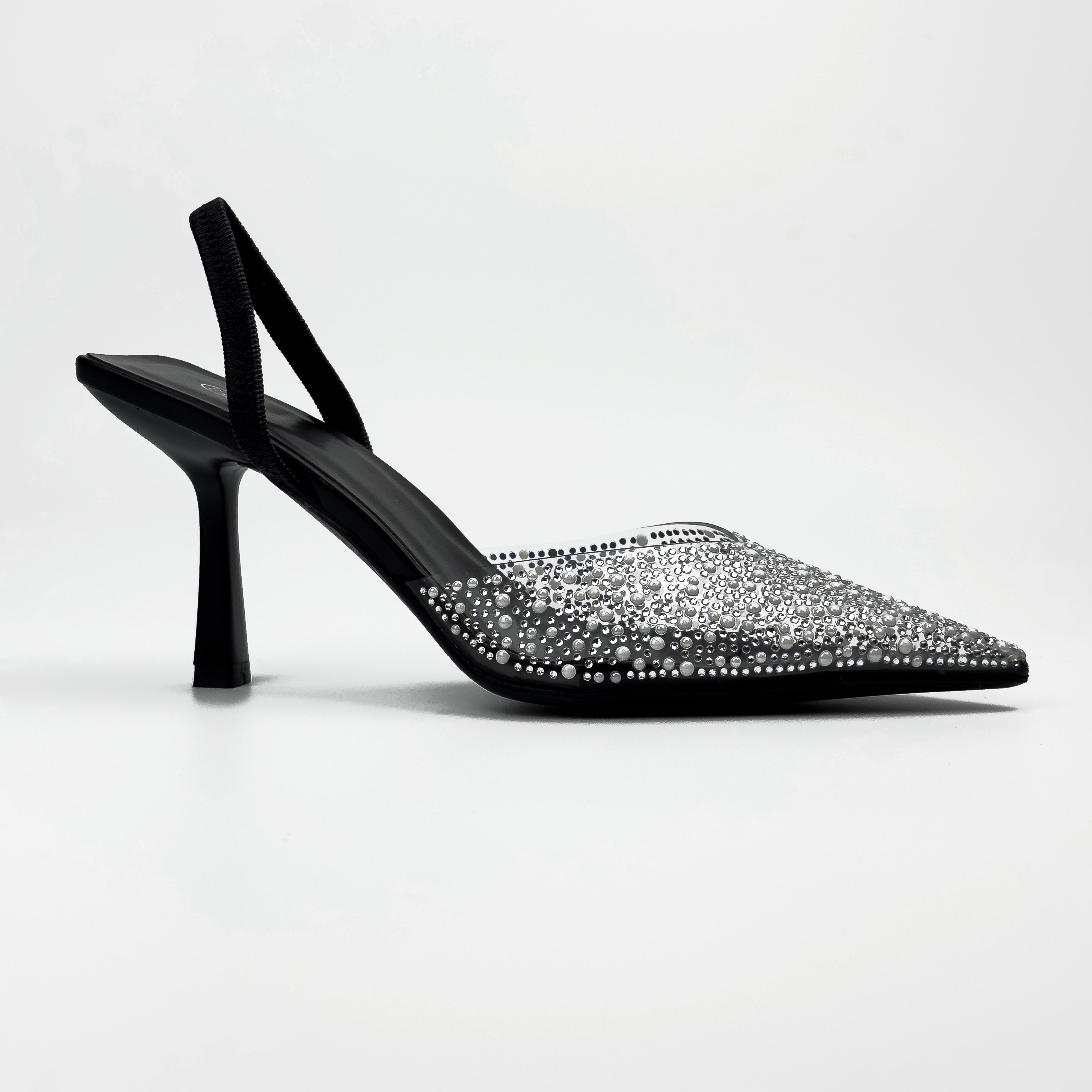 Escarpins Slingback à Strass