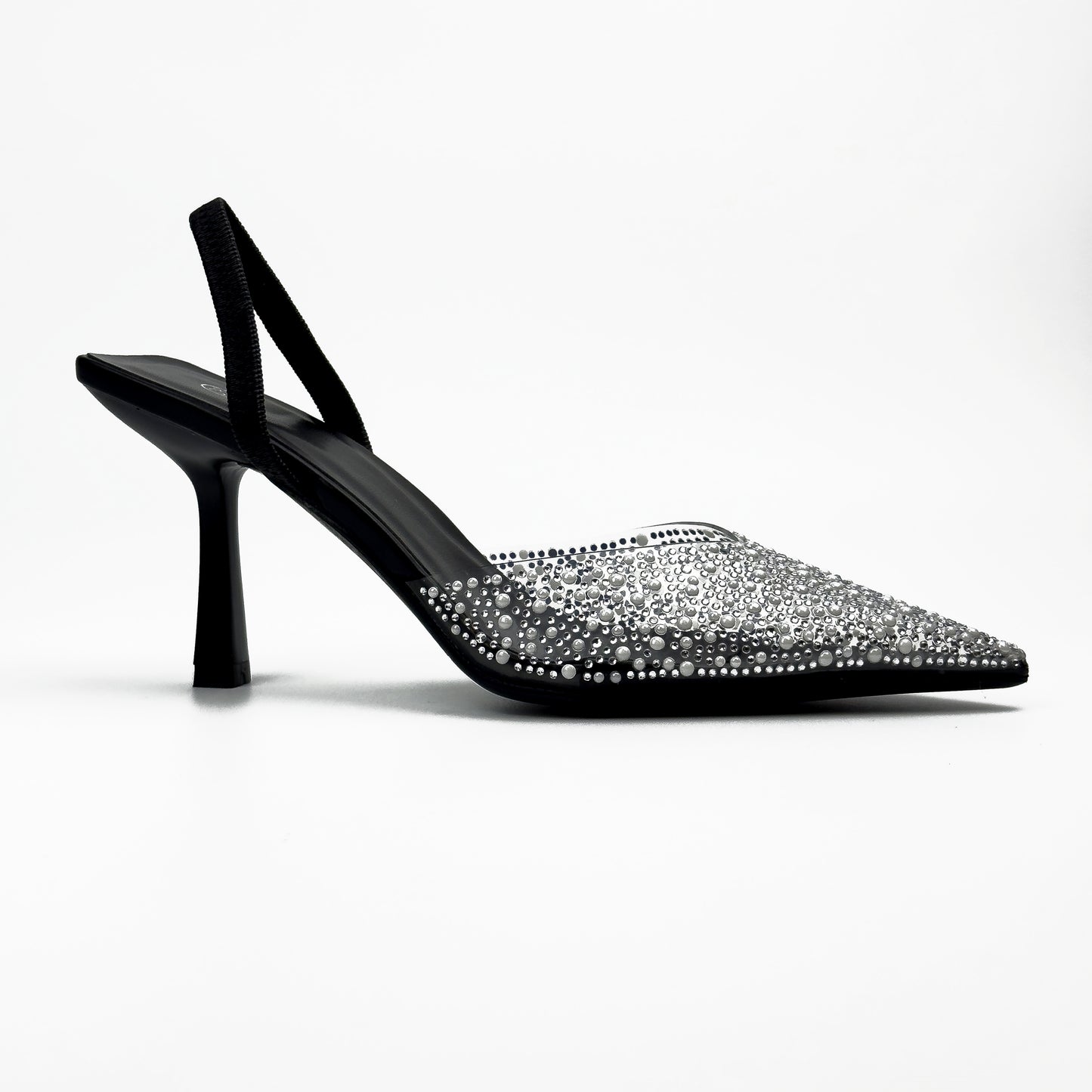 Escarpins Slingback à Strass