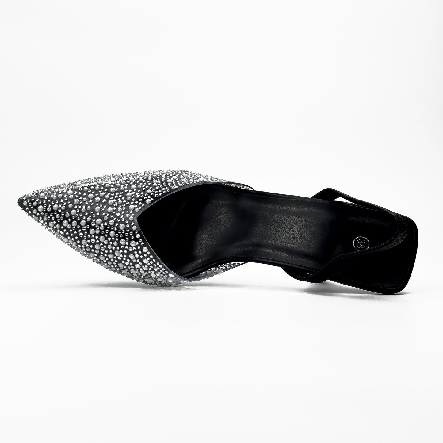 Escarpins Slingback à Strass