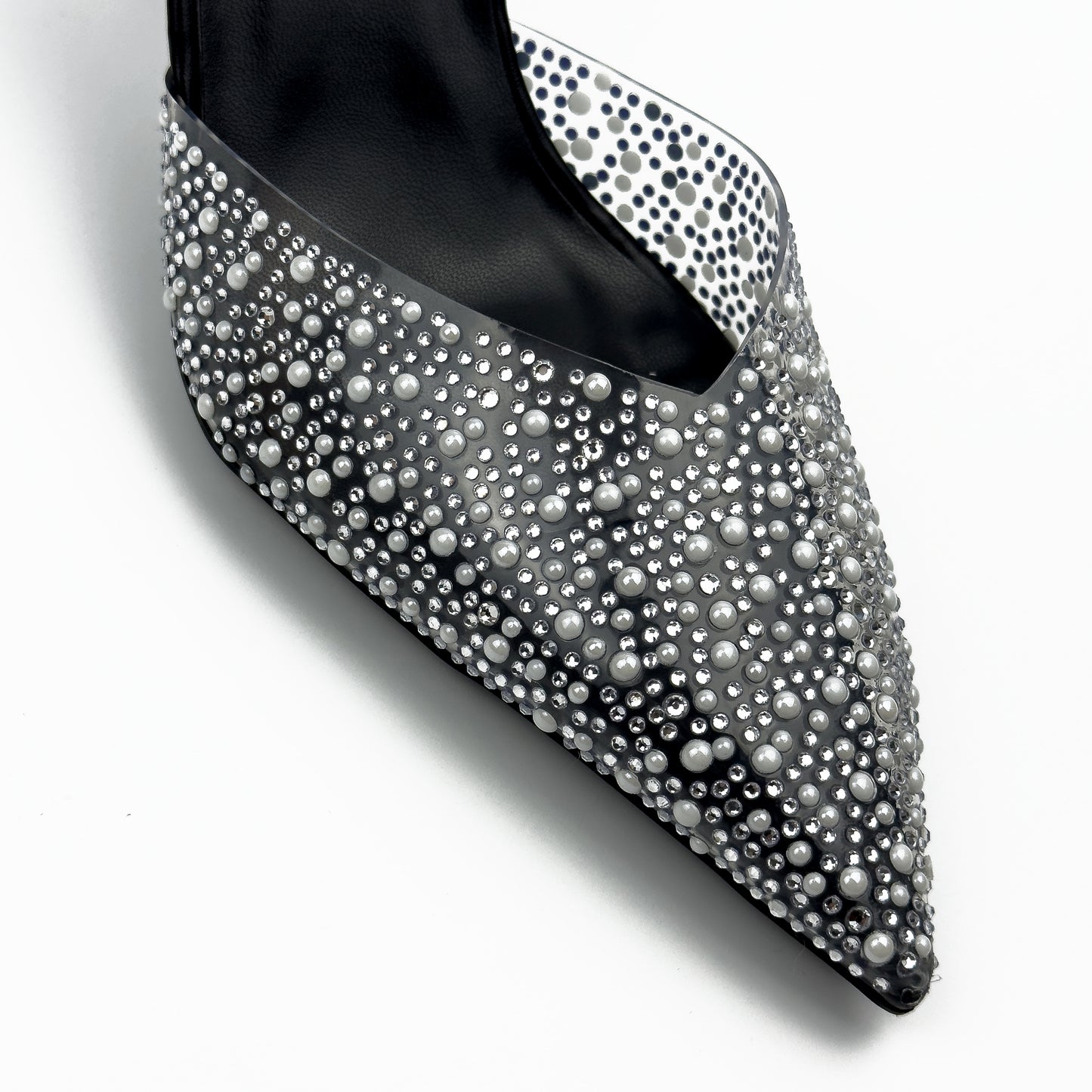 Escarpins Slingback à Strass
