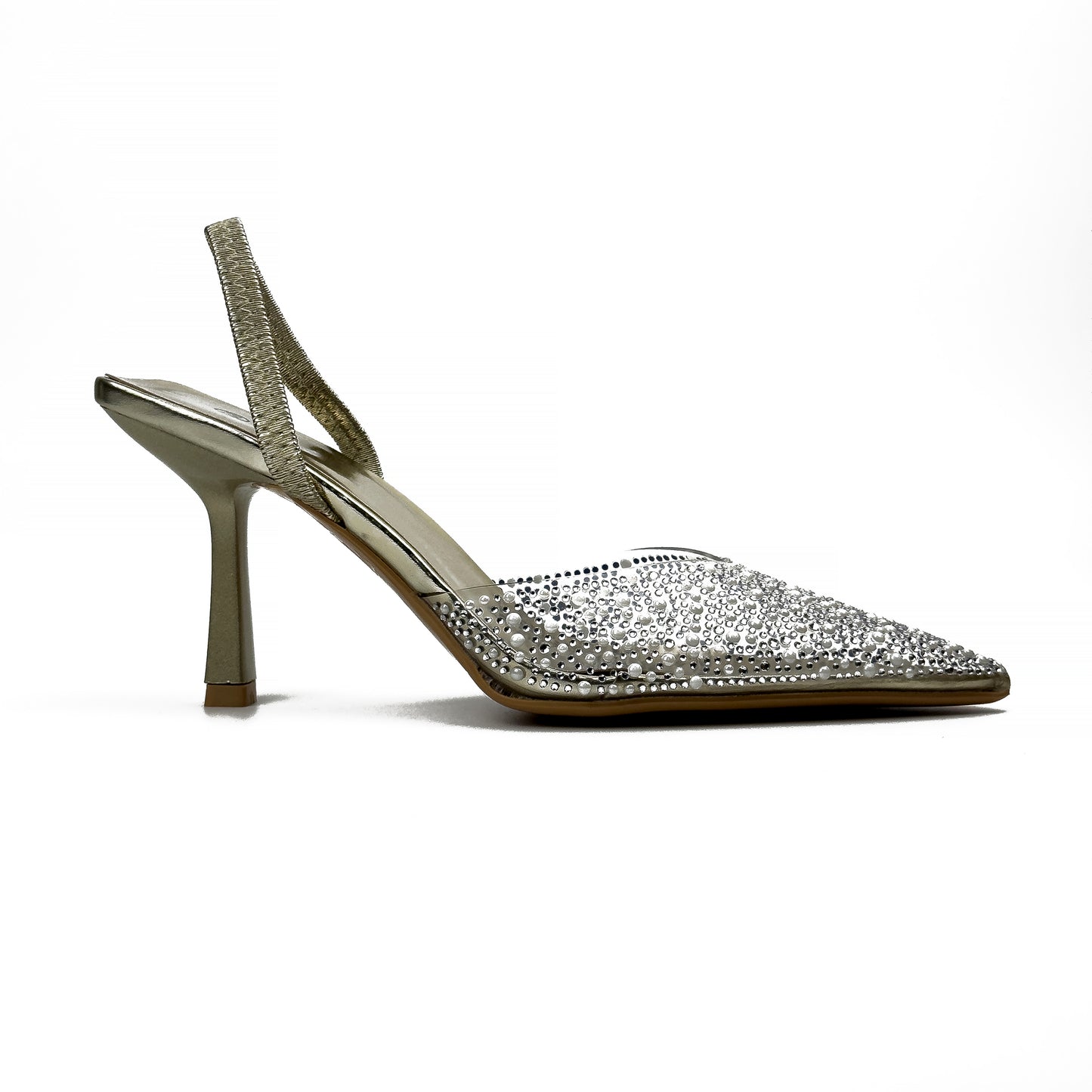 Escarpins Slingback à Strass