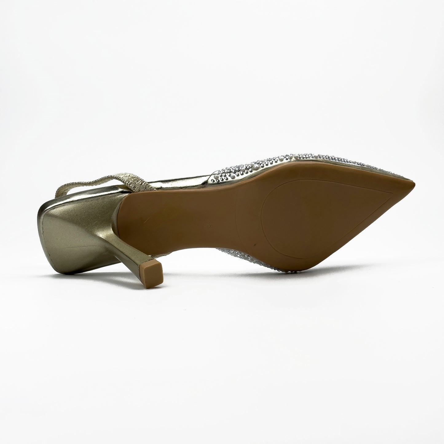 Escarpins Slingback à Strass