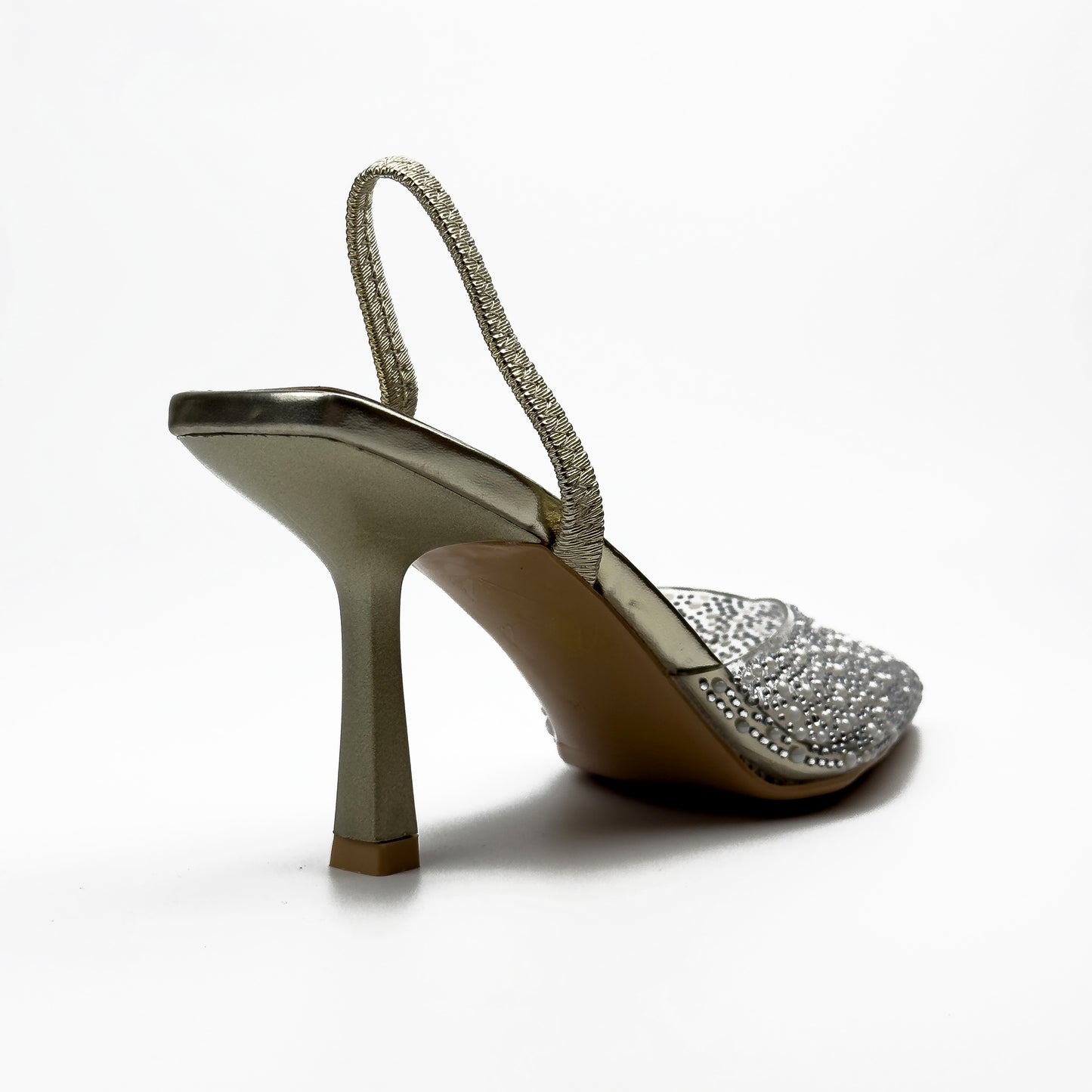Escarpins Slingback à Strass