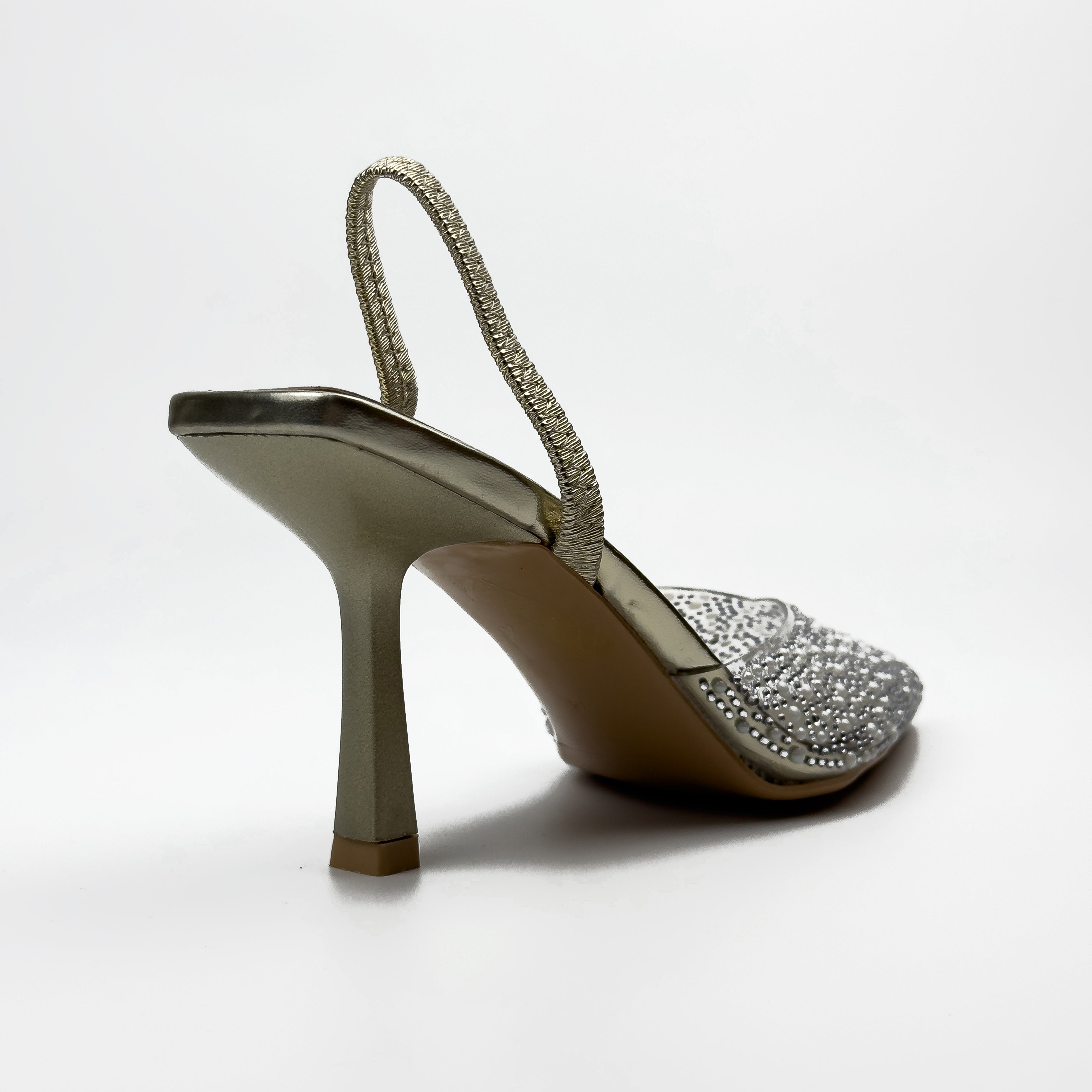 Escarpins Slingback à Strass