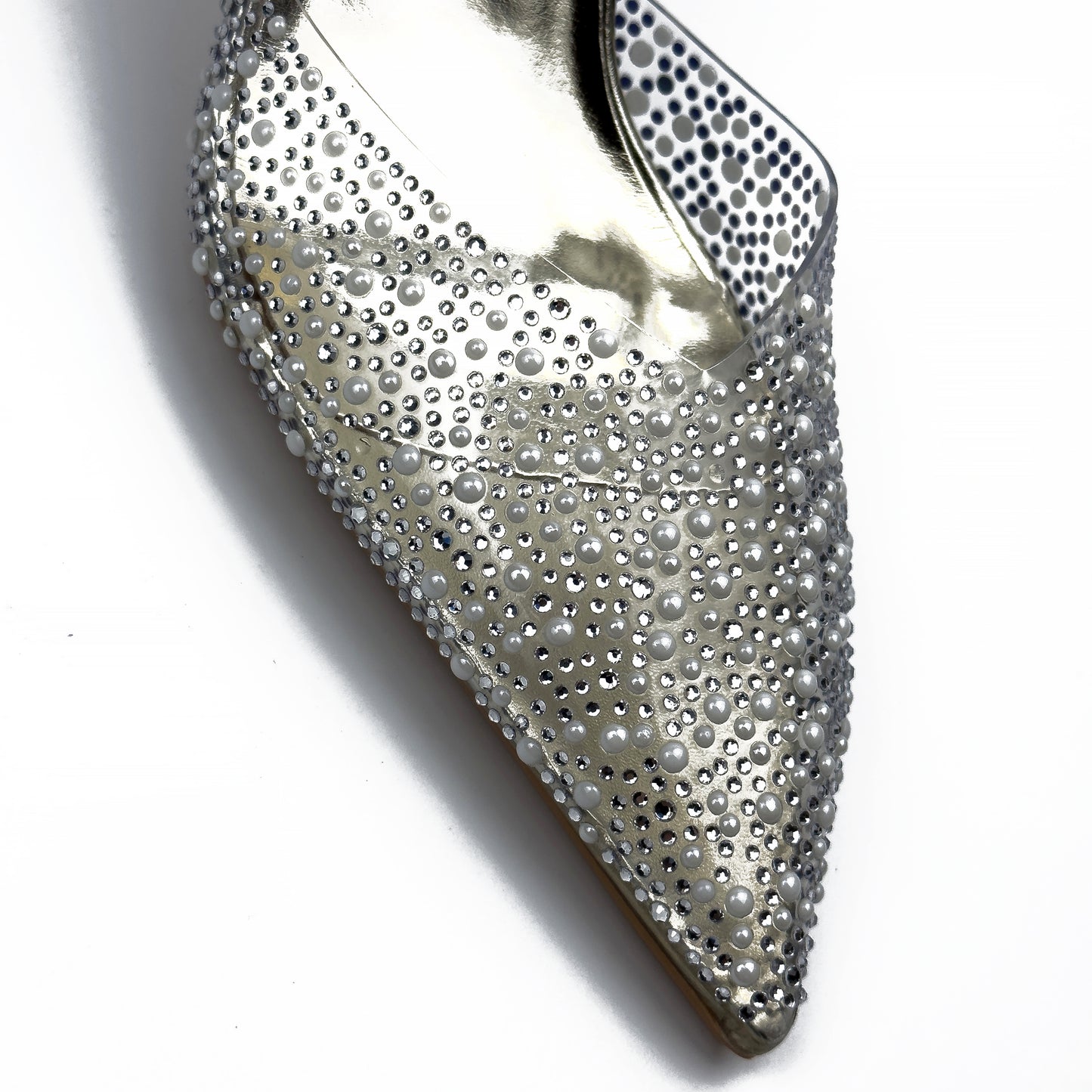 Escarpins Slingback à Strass