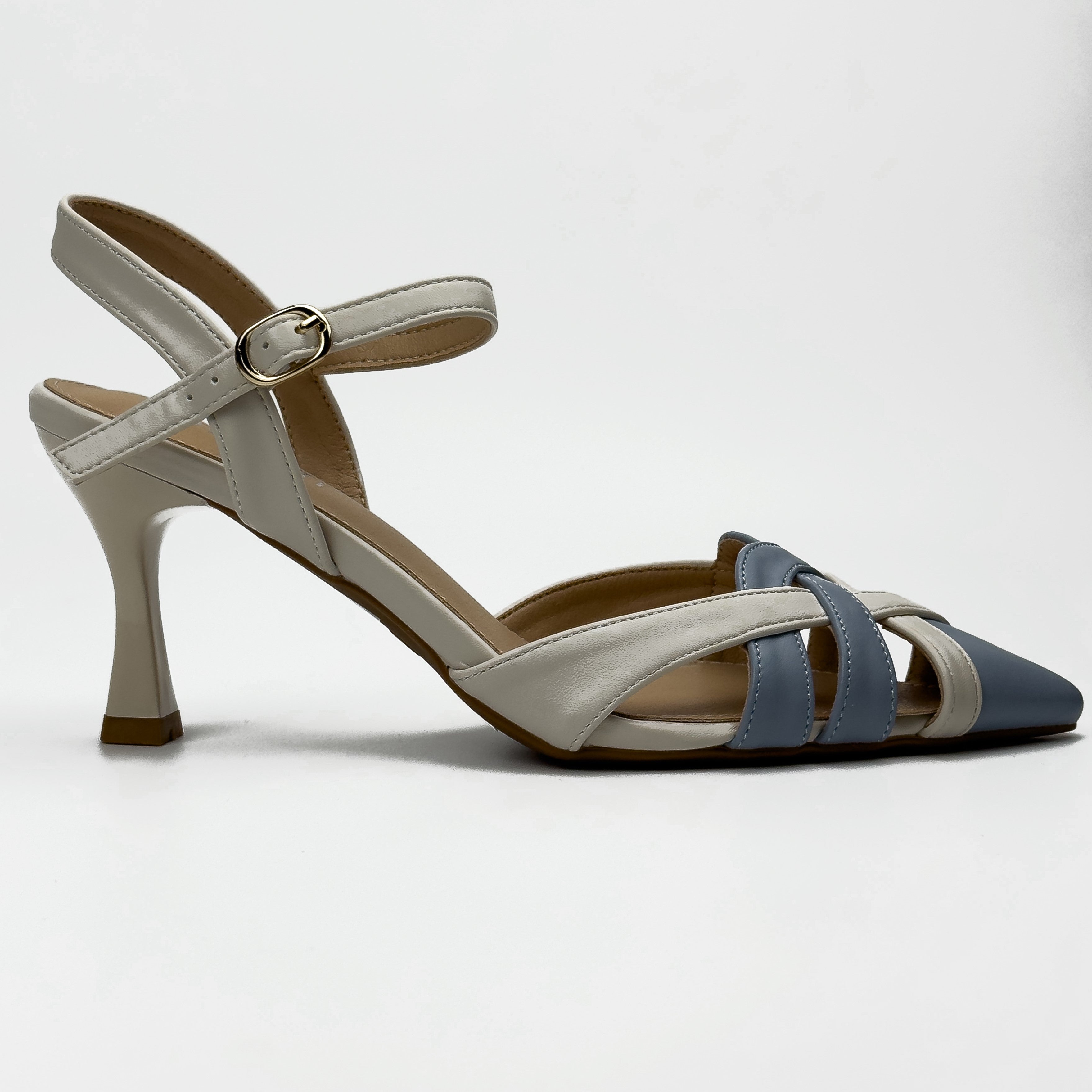 Escarpins Slingback Tressés