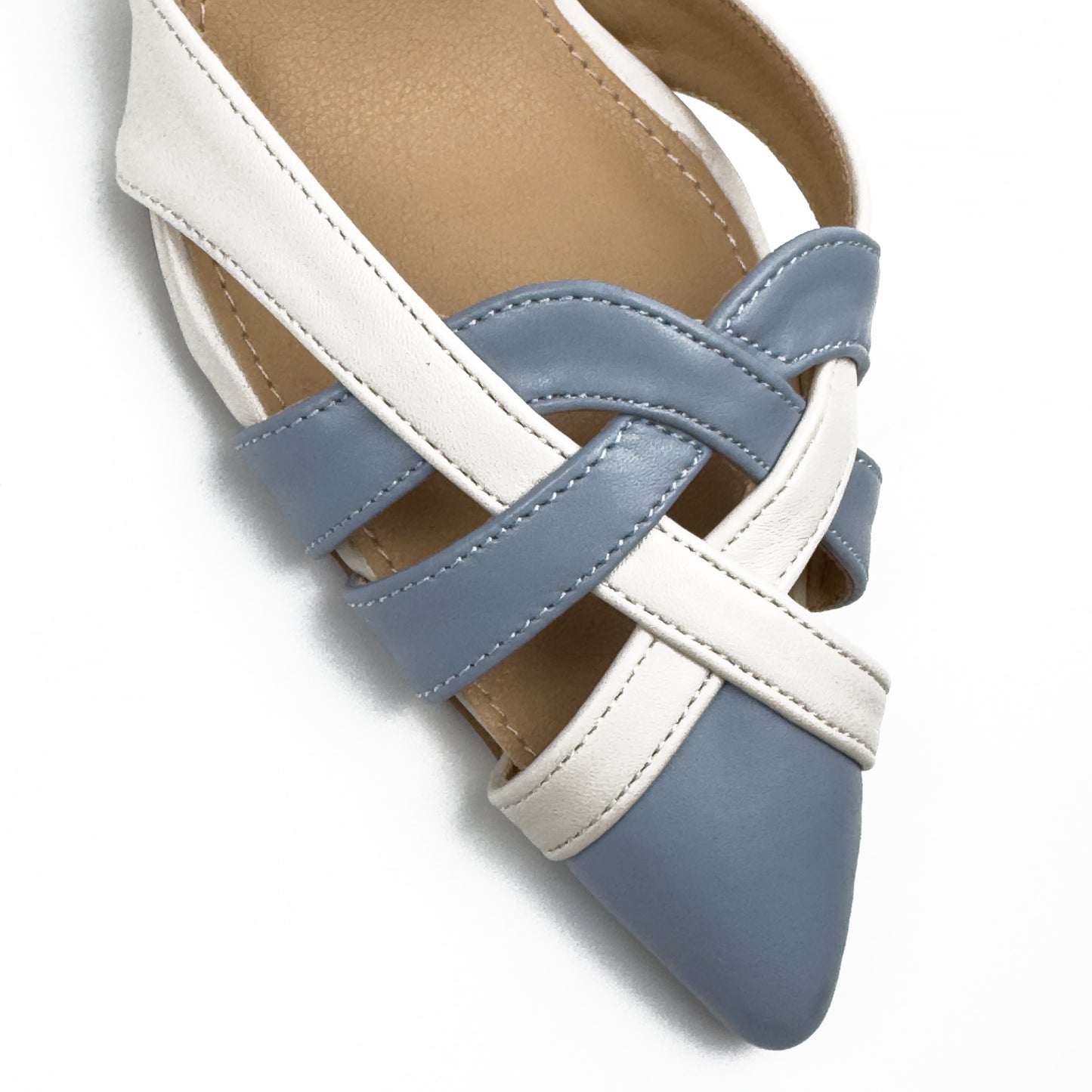 Escarpins Slingback Tressés