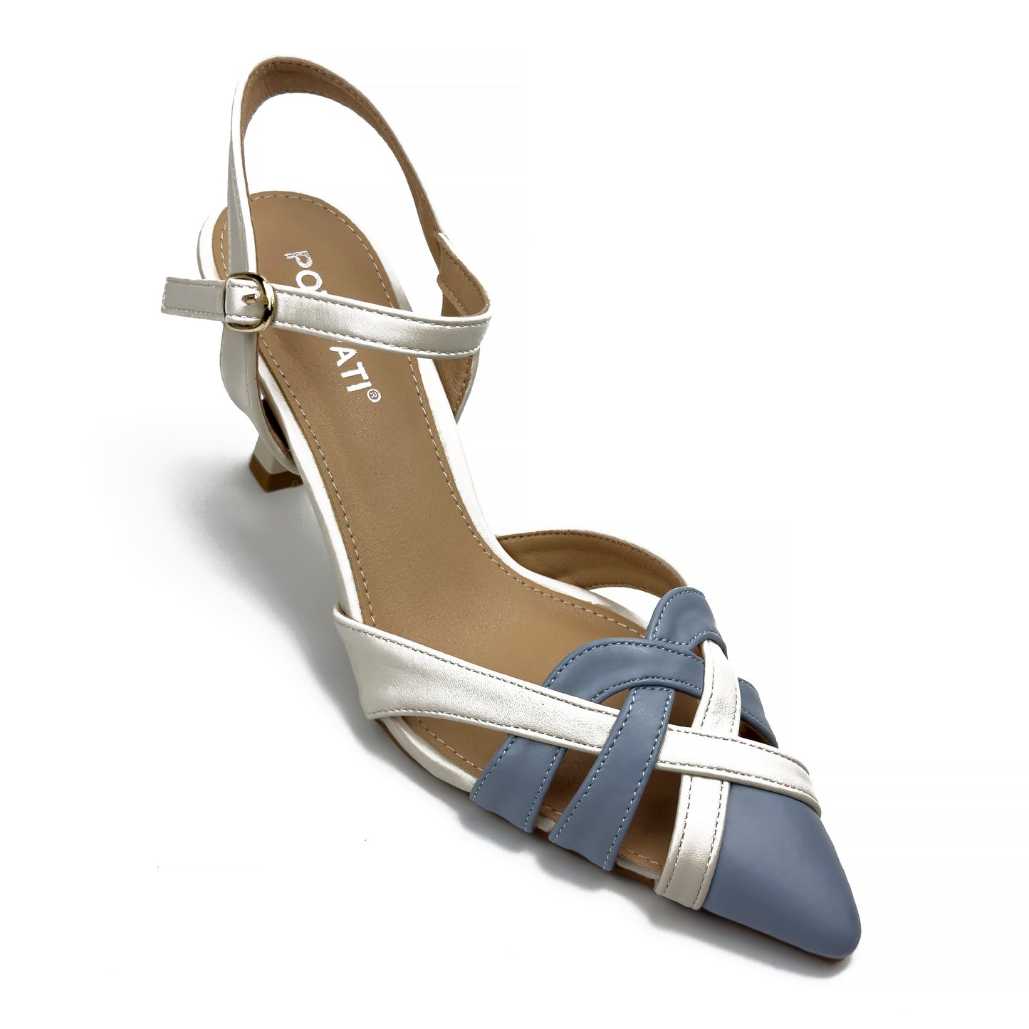 Escarpins Slingback Tressés