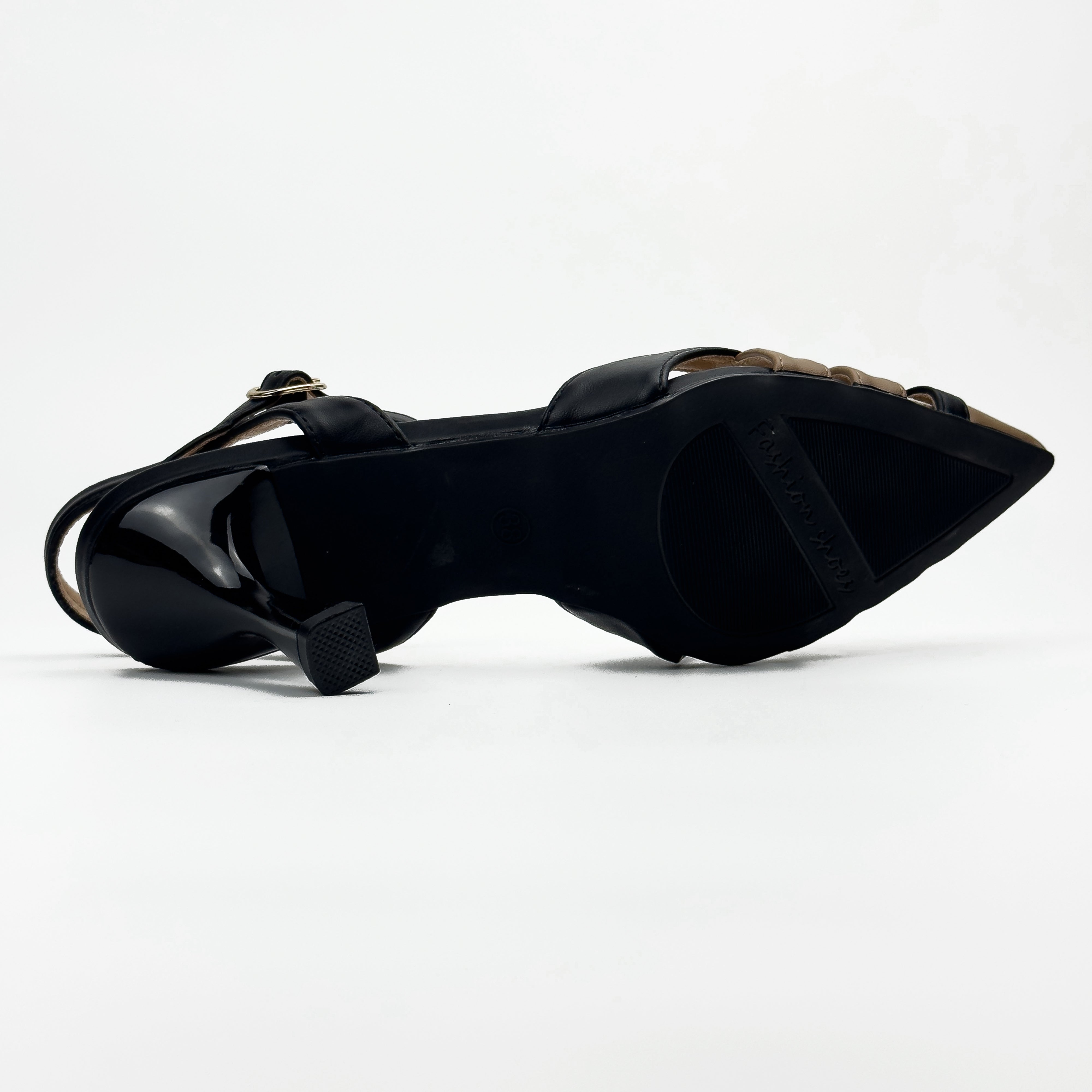 Escarpins Slingback Tressés
