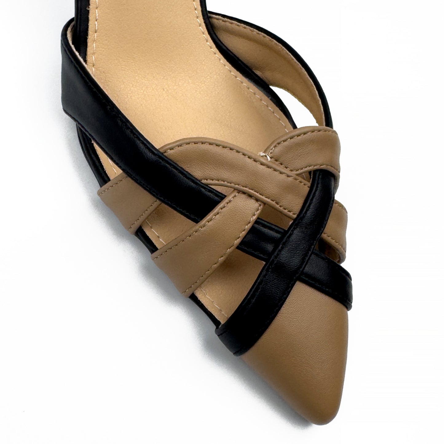 Escarpins Slingback Tressés