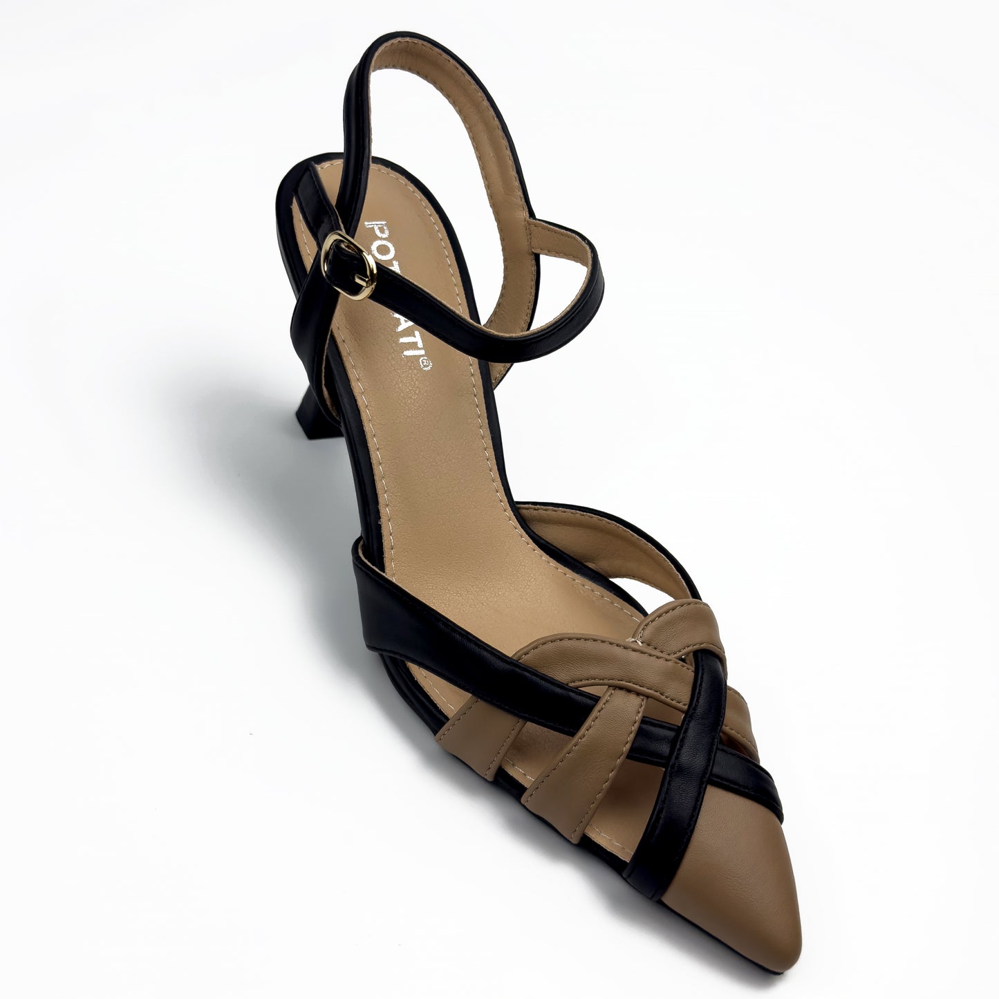 Escarpins Slingback Tressés