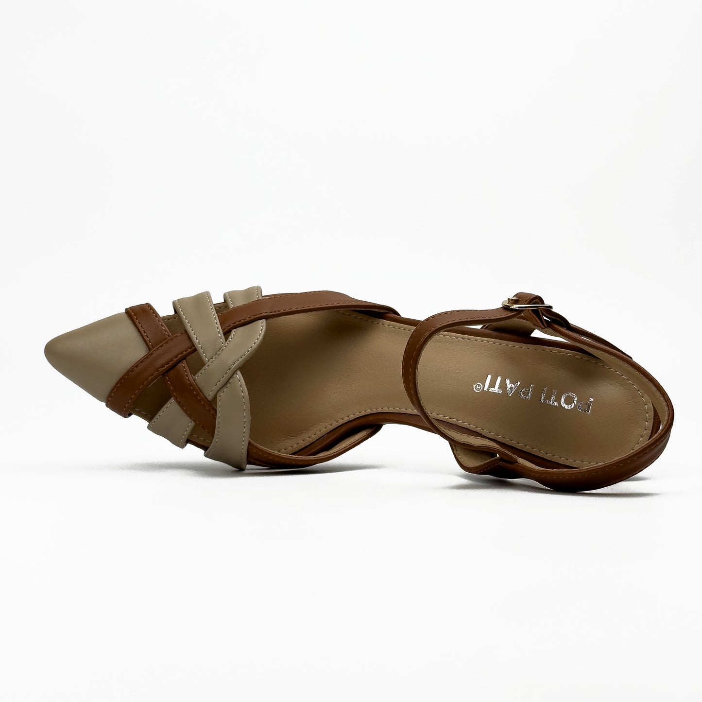 Escarpins Slingback Tressés