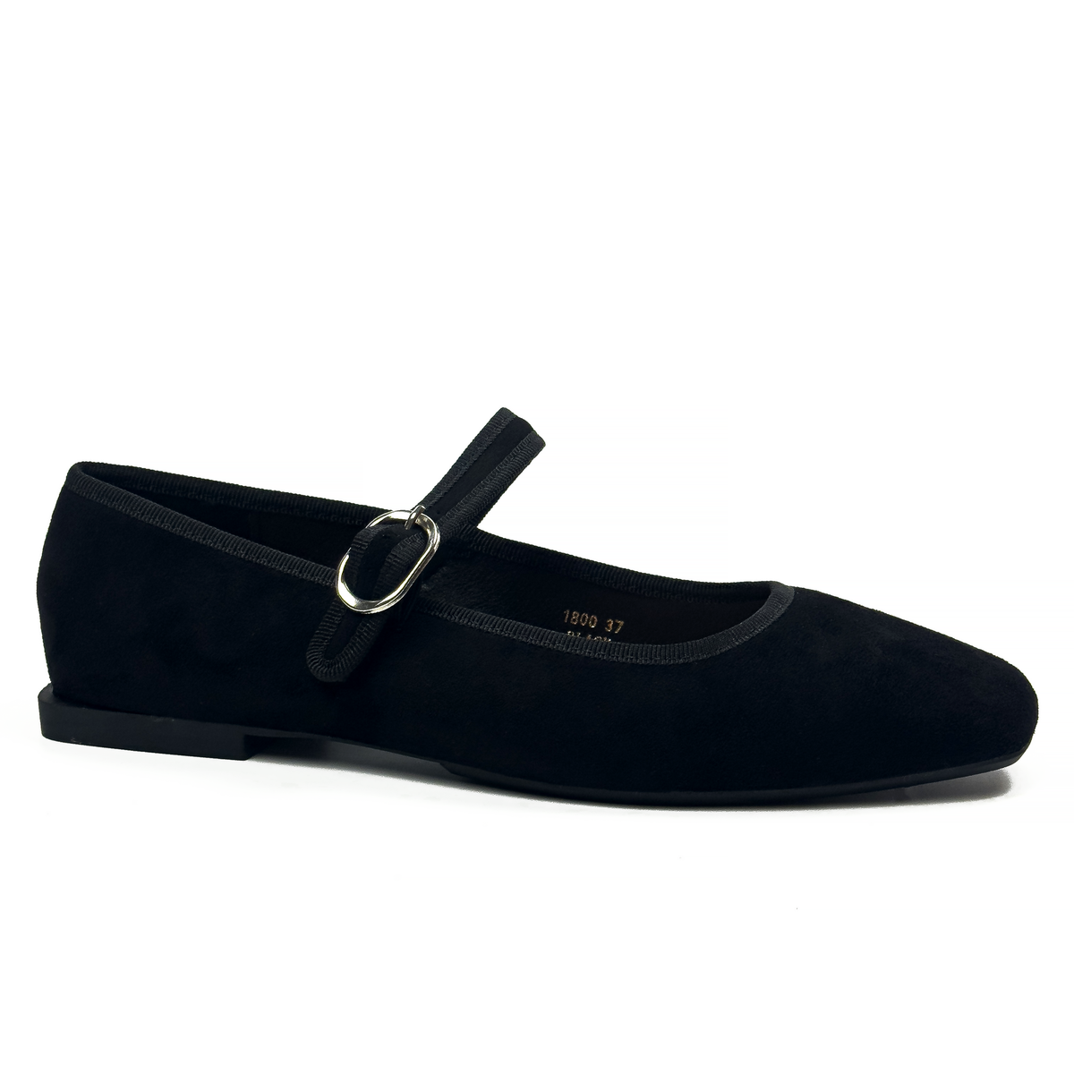 Ballerines Type Mary Jane en Suédine Douce