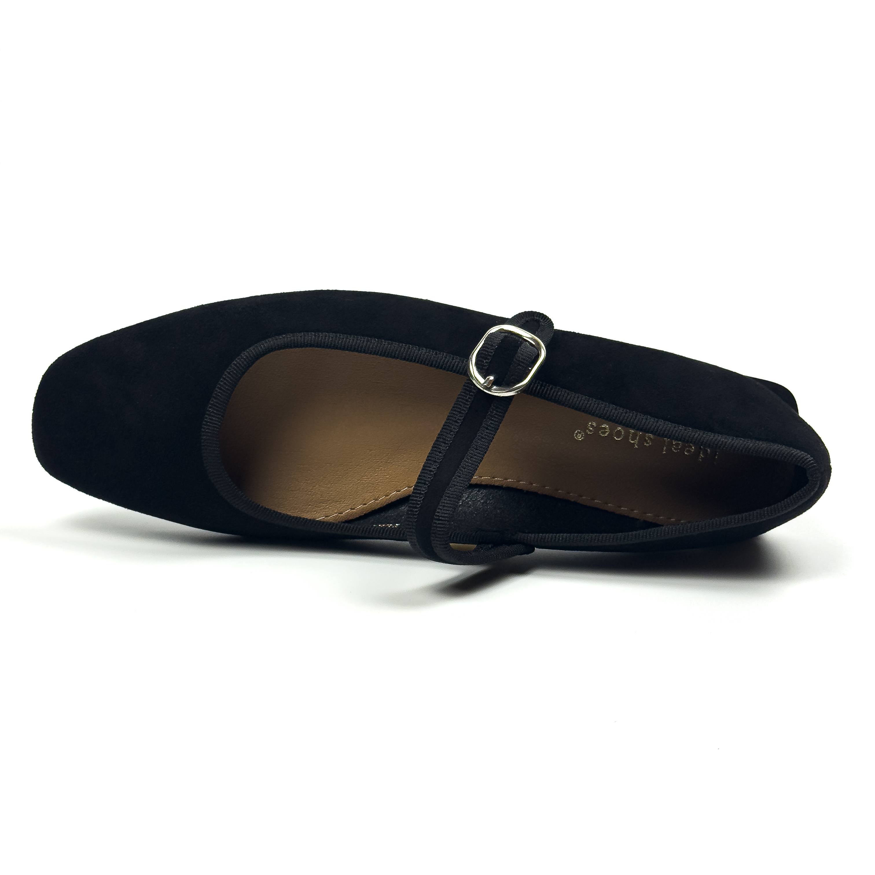 Ballerines Type Mary Jane en Suédine Douce