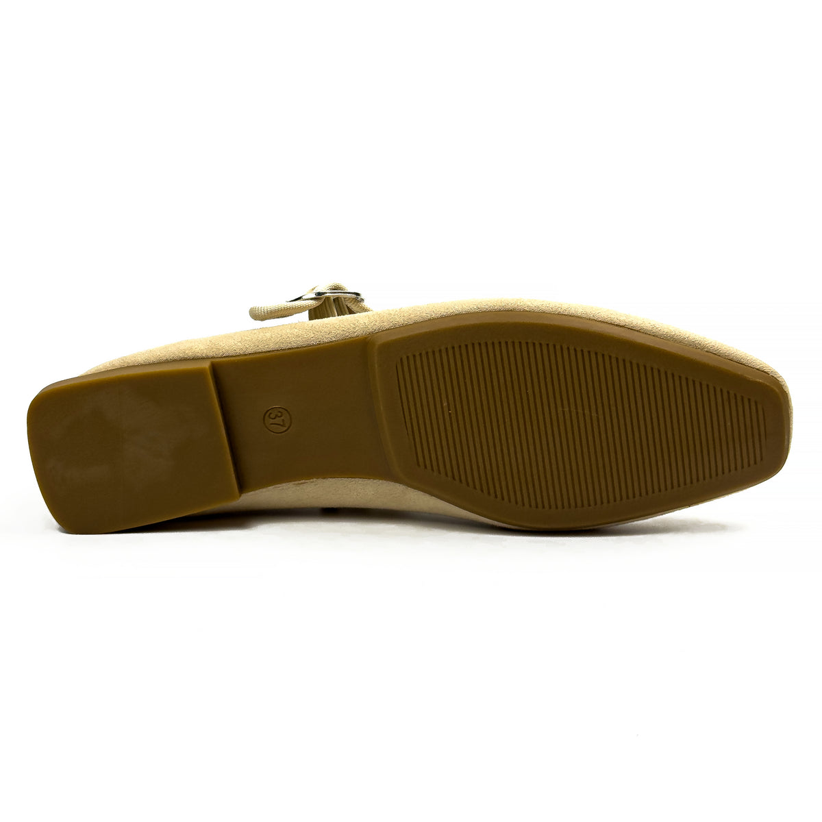 Ballerines Type Mary Jane en Suédine Douce