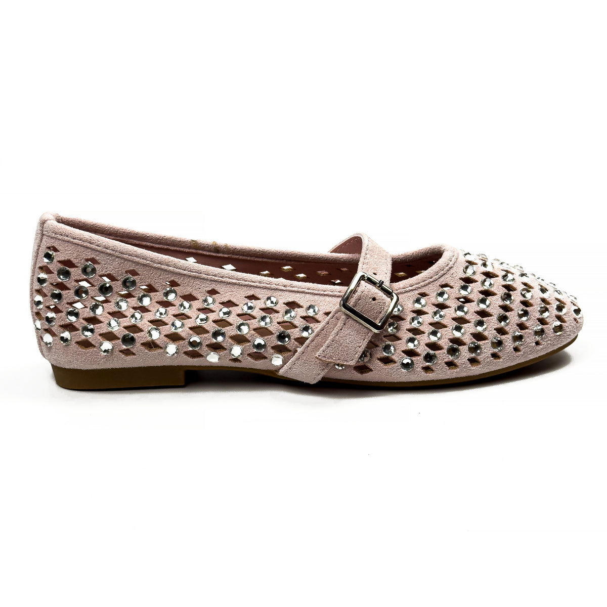 Ballerines Mary Jane Style Babies à Strass pour Femme