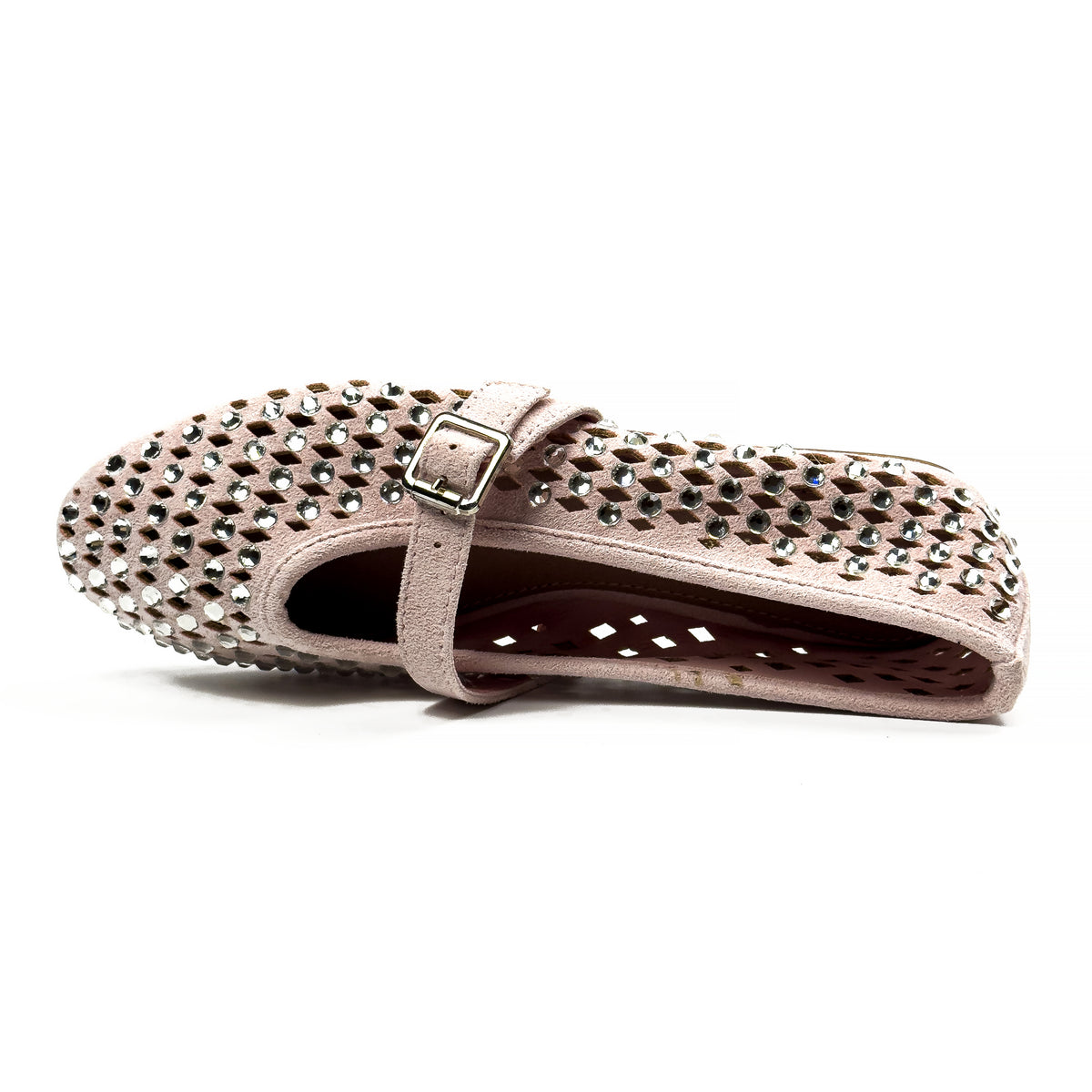 Ballerines Mary Jane Style Babies à Strass pour Femme